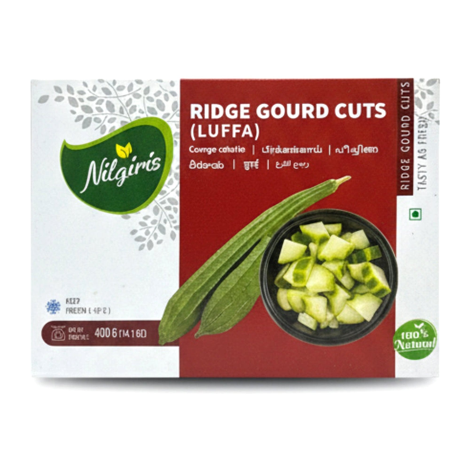 Nilgiris Ridge Gourd Cuts 400G - Frozen - Buy Online at Thurga Grocery