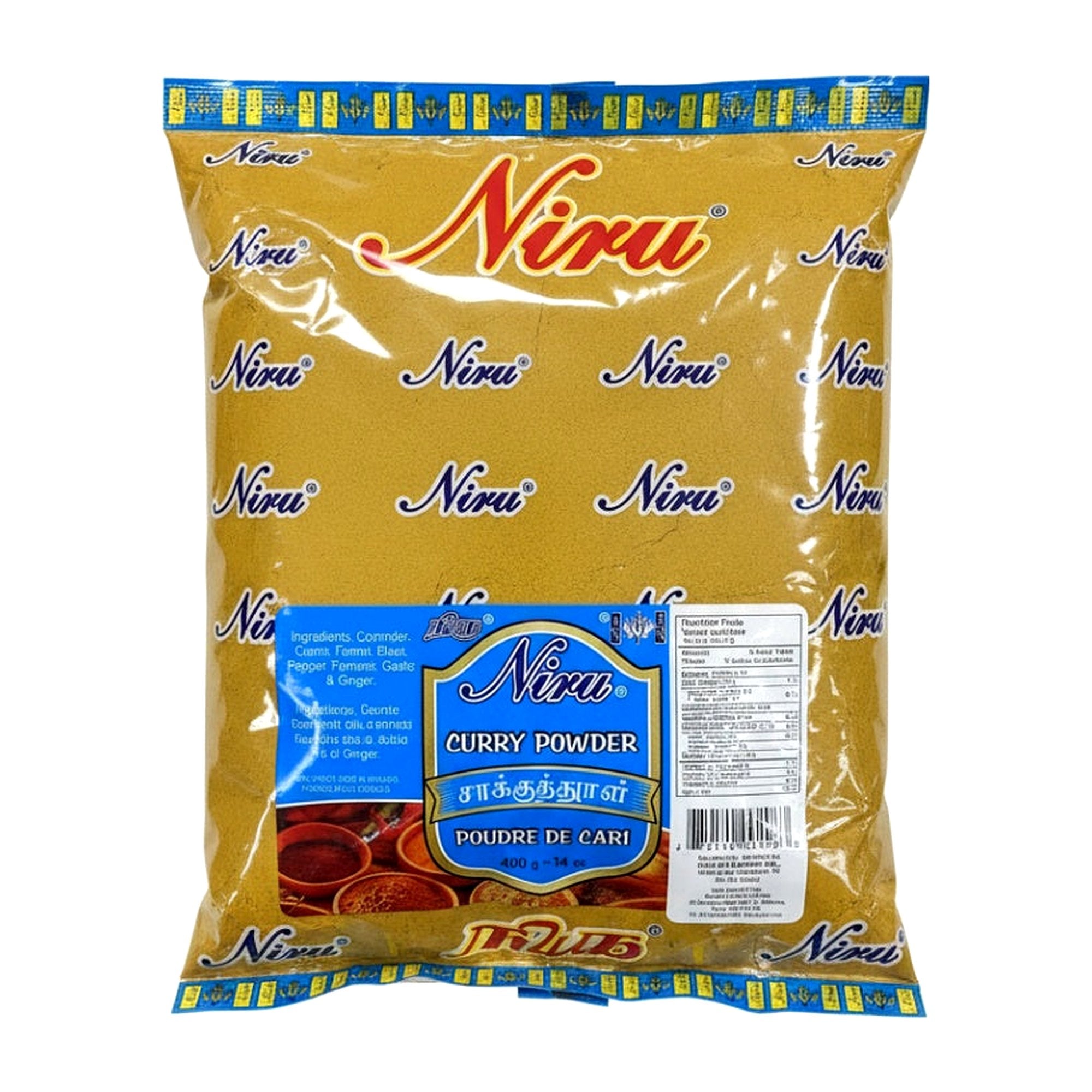 Niru Curry Pwdr 400G - Spices & Curry Powder - Buy Online at Thurga Grocery