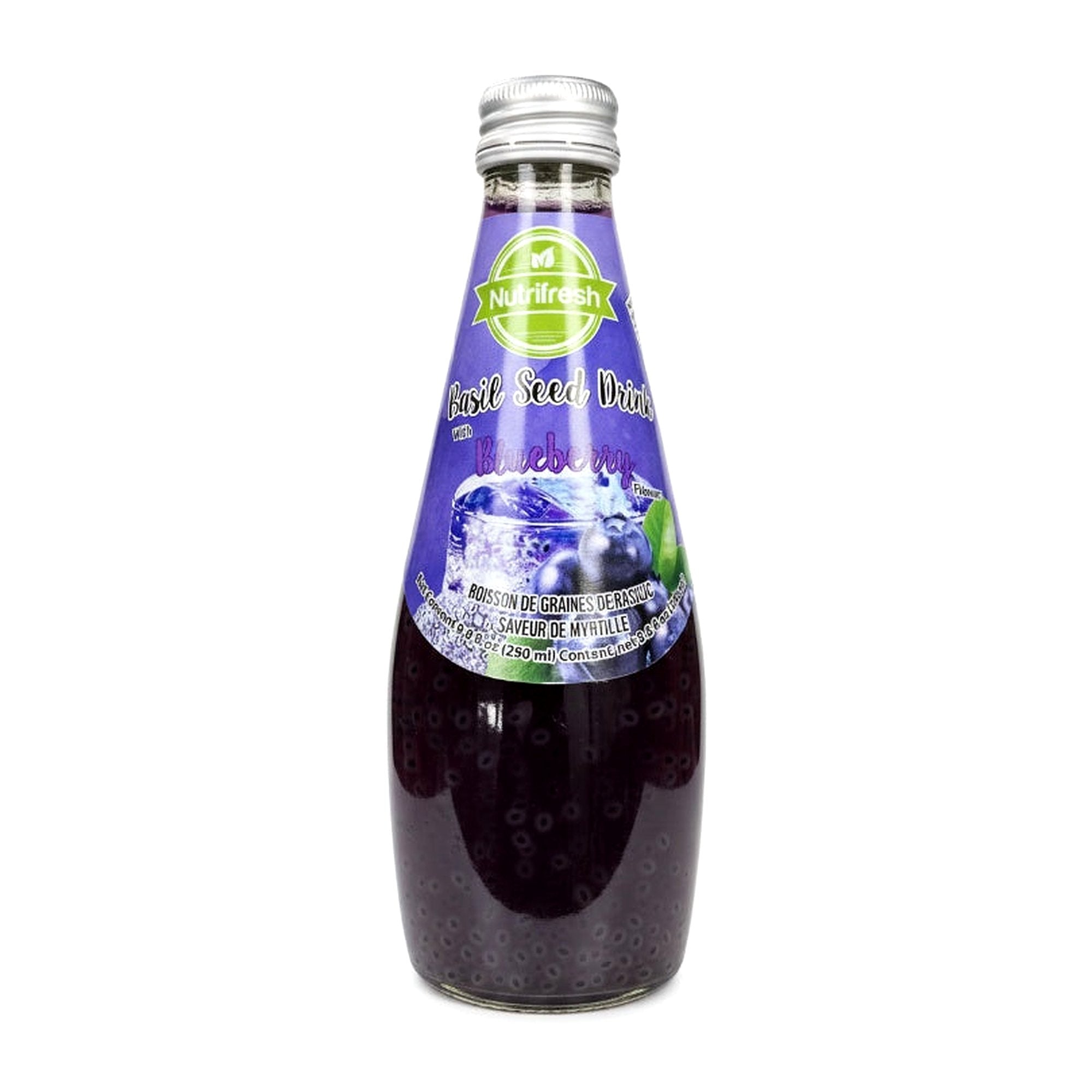 Nutrifresh Blueberry Basil Seed Drink 290Ml - Drinks - Buy Online at Thurga Grocery