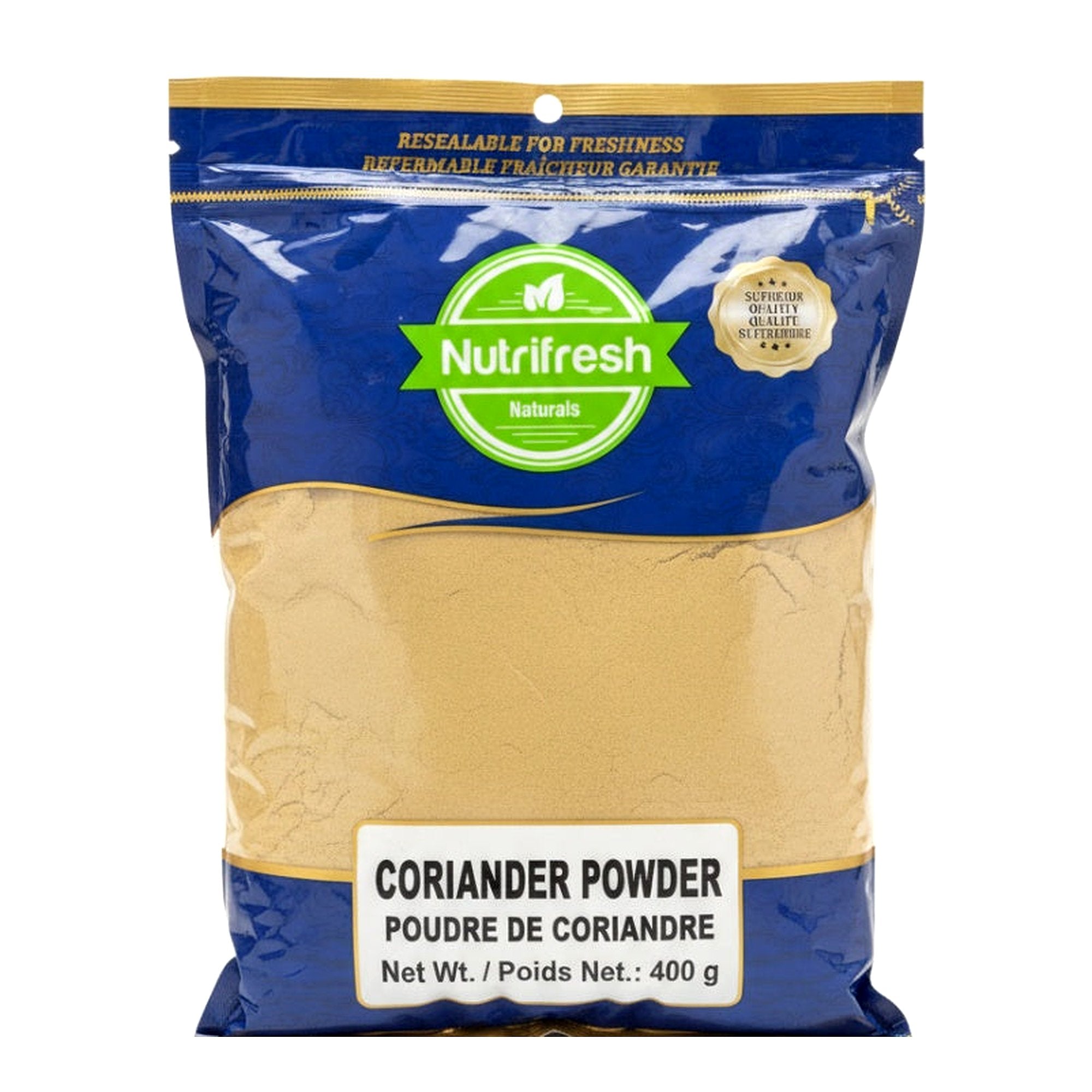 Nutrifresh Coriander Pwdr 400G - Spices & Curry Powder - Buy Online at Thurga Grocery