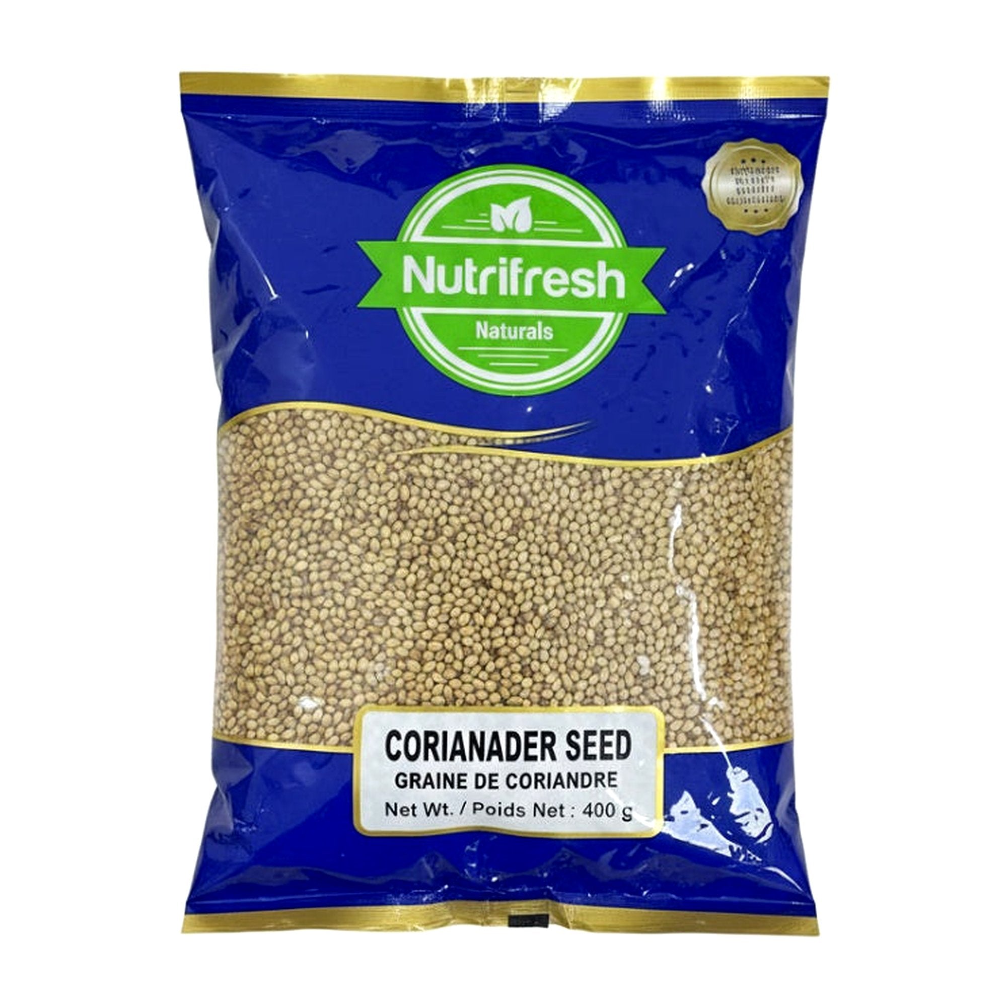 Nutrifresh Coriander Seed 400G - Spices & Curry Powder - Buy Online at Thurga Grocery