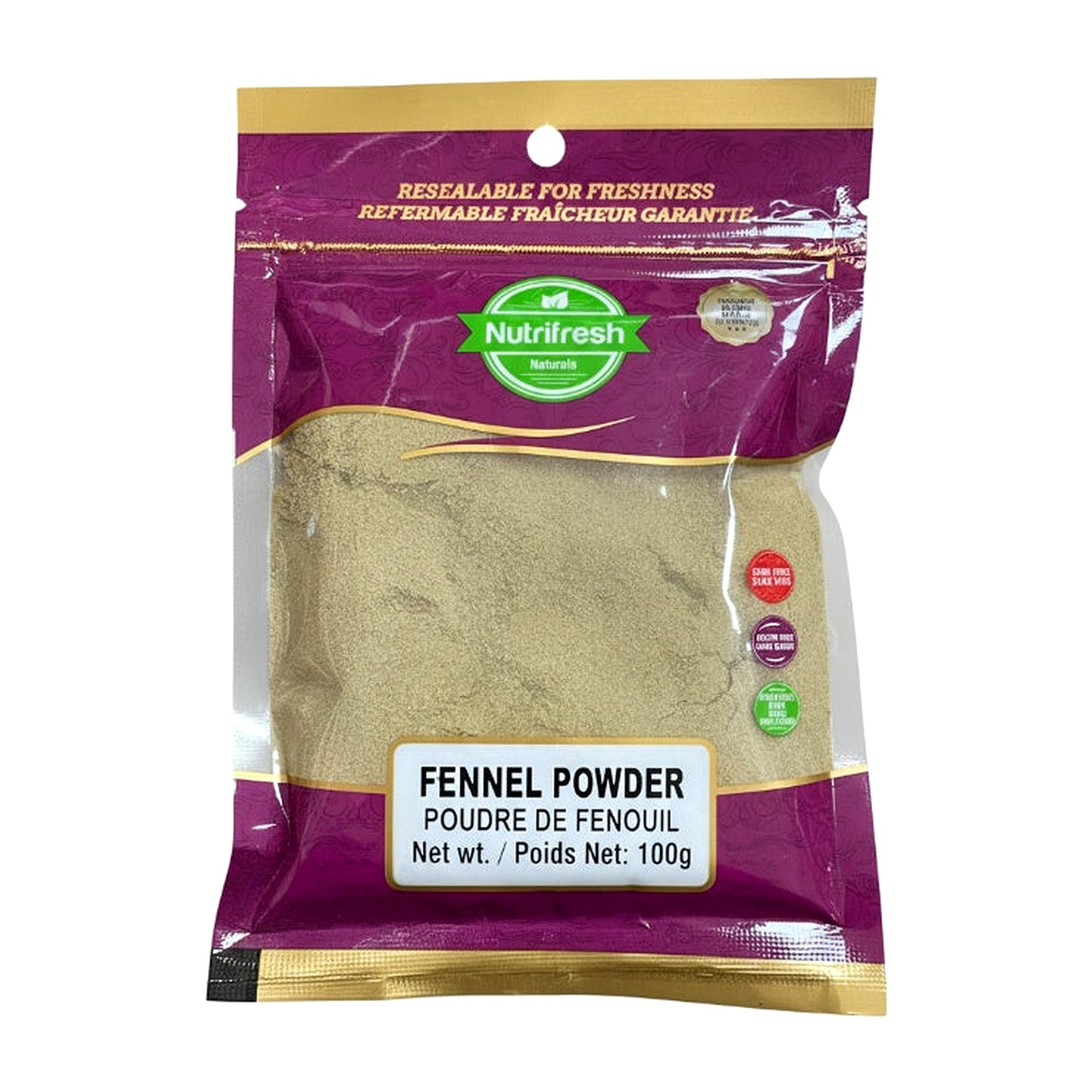 Nutrifresh Fennel Pwdr 100G - Spices & Curry Powder - Buy Online at Thurga Grocery
