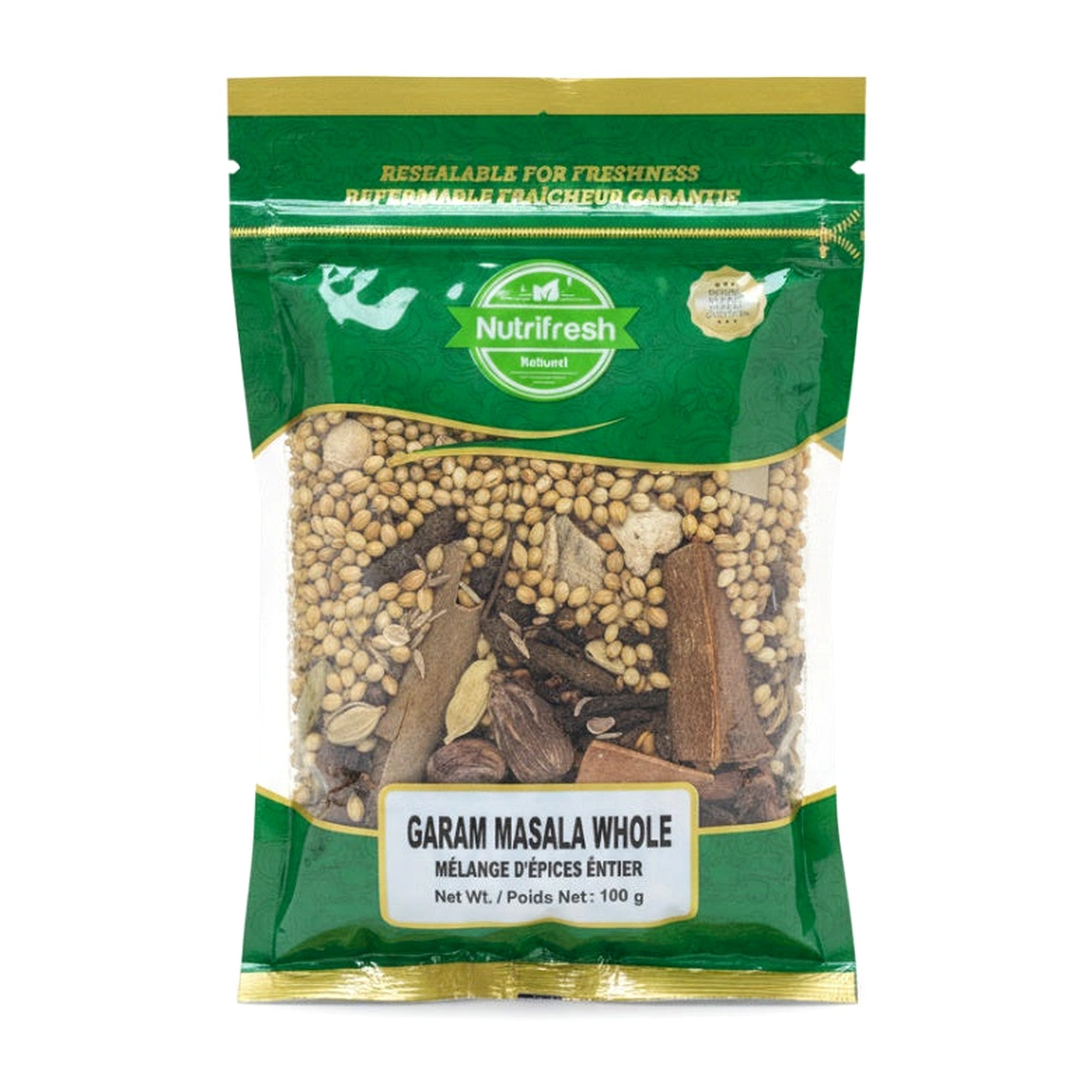 Nutrifresh Garam Masala Whole 100G - Spices & Curry Powder - Buy Online at Thurga Grocery