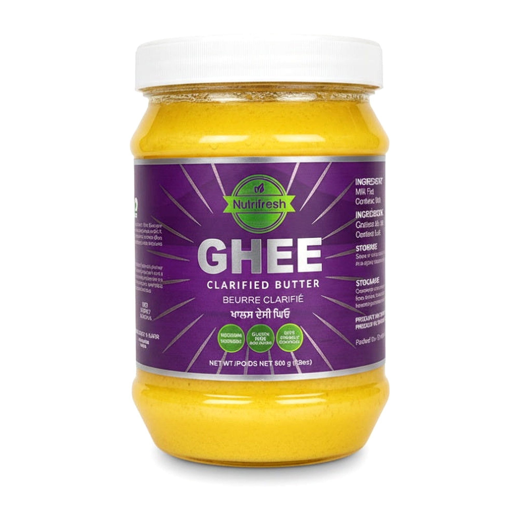Nutrifresh Ghee 800G - Cooking Essential & Kitchen Appliance - Buy Online at Thurga Grocery