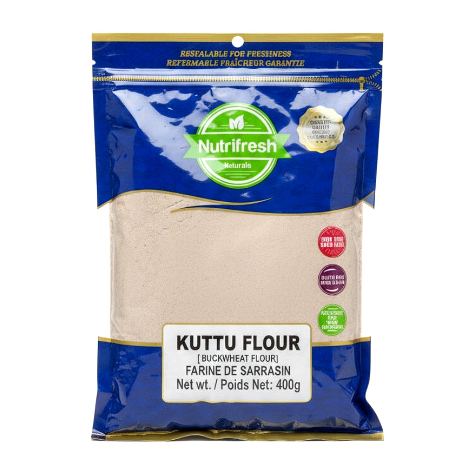 Nutrifresh Kuttu Flour 400G - Rice & Flours - Buy Online at Thurga Grocery