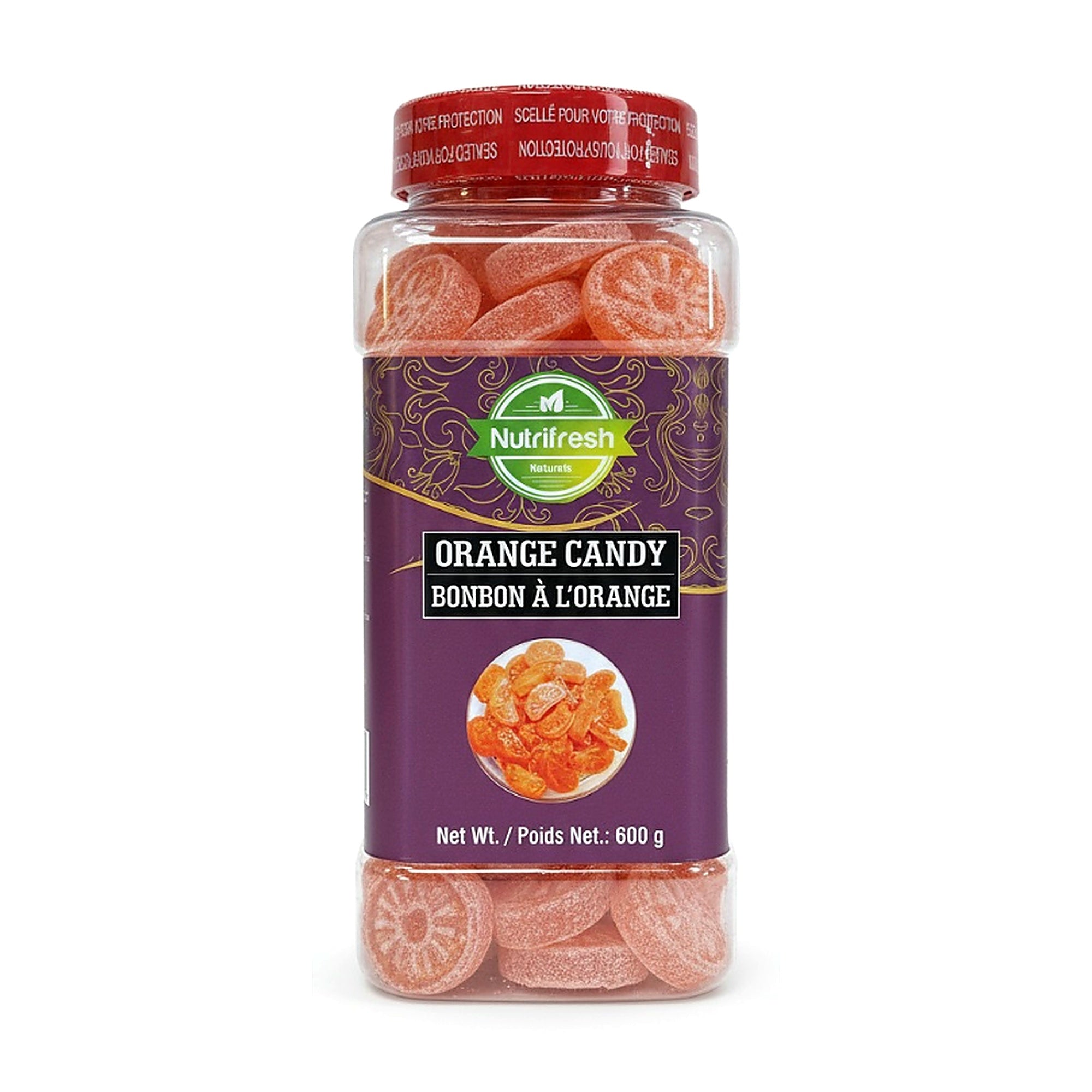 Nutrifresh Orange Candy 600g - Snacks & Sweets - Buy Online at Thurga Grocery