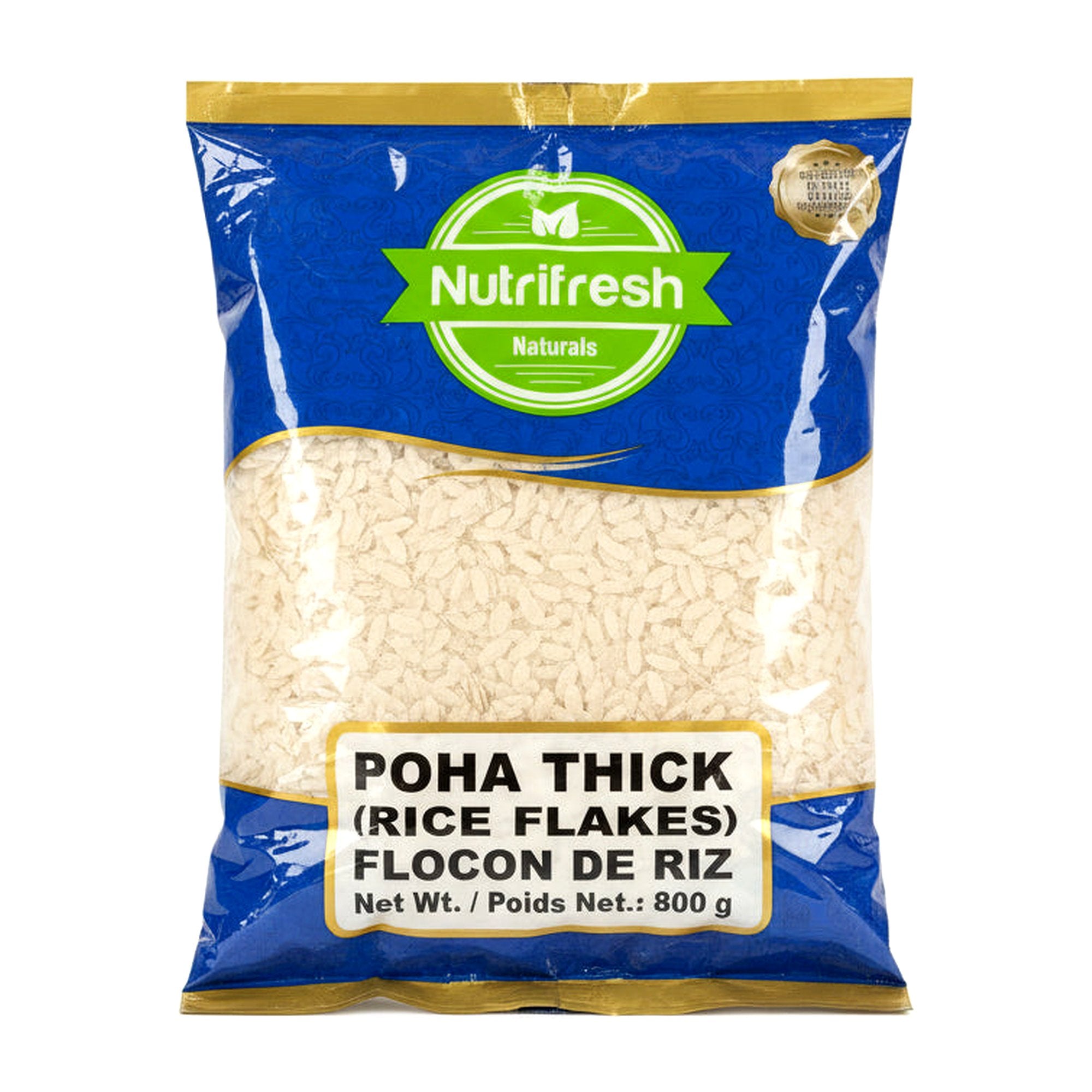 Nutrifresh Poha Thick 800G - Rice & Flours - Buy Online at Thurga Grocery