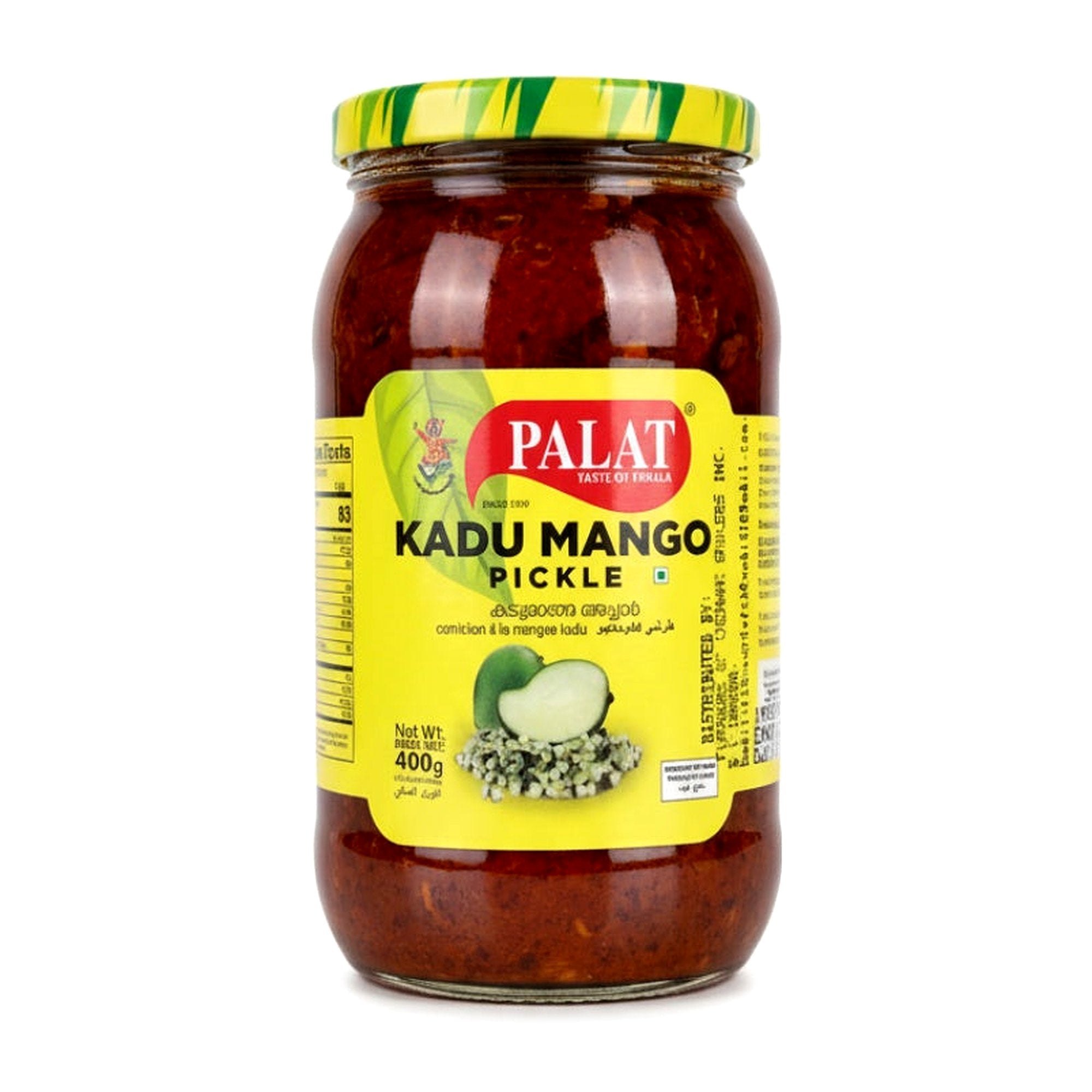 Palat Kadu Mango Pickle 400G - Condiments & Pickles - Buy Online at Thurga Grocery