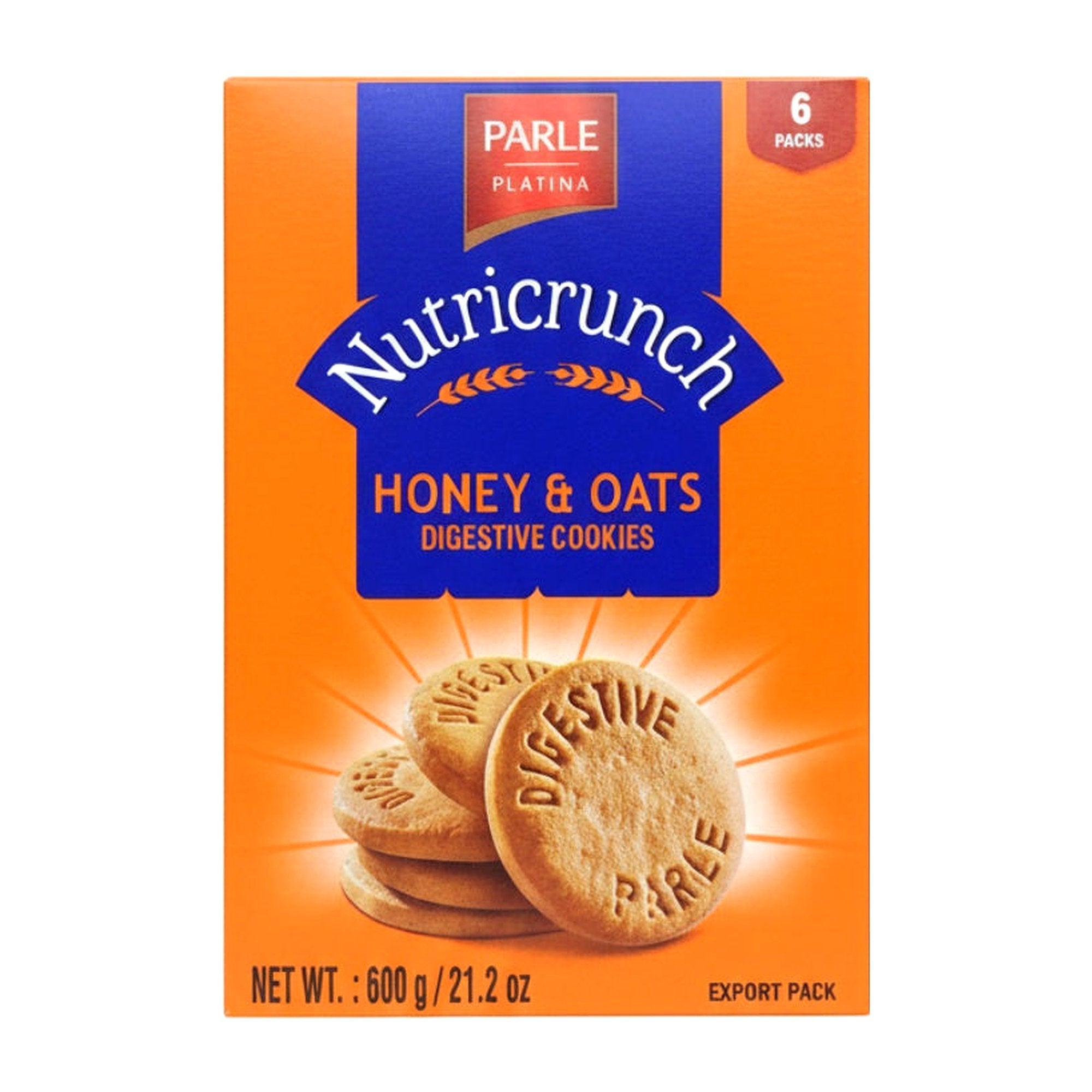 Parle Honey&Oats Digestive Cookies 600G - Ready to Eat Foods - Buy Online at Thurga Grocery