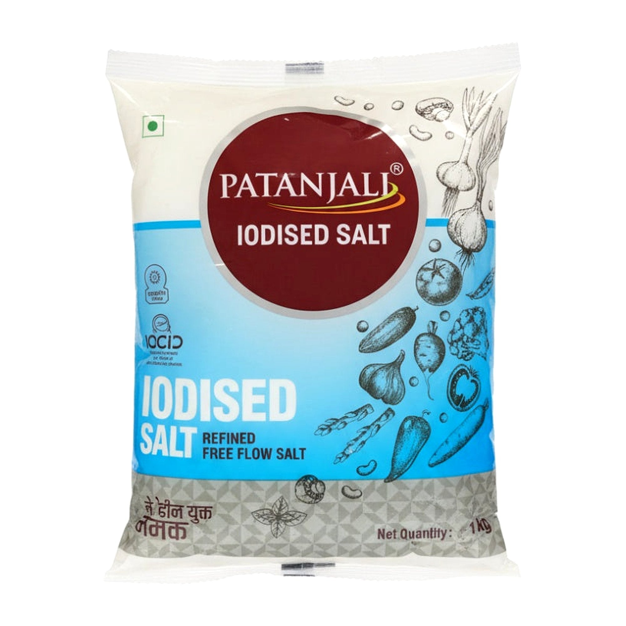 Patanjali Iodised Salt 1Kg - Spices & Curry Powder - Buy Online at Thurga Grocery