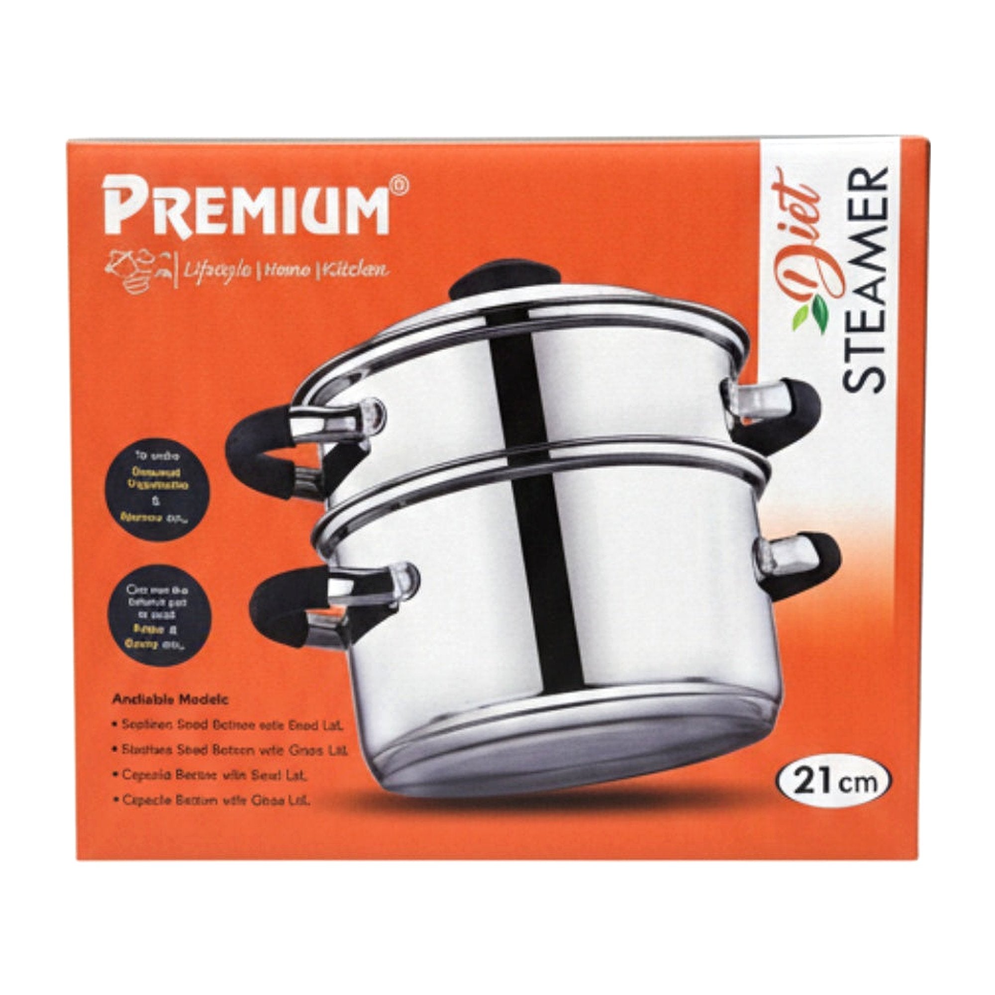 Premium Diet Steamer 21Cm - Cooking Essential & Kitchen Appliance - Buy Online at Thurga Grocery