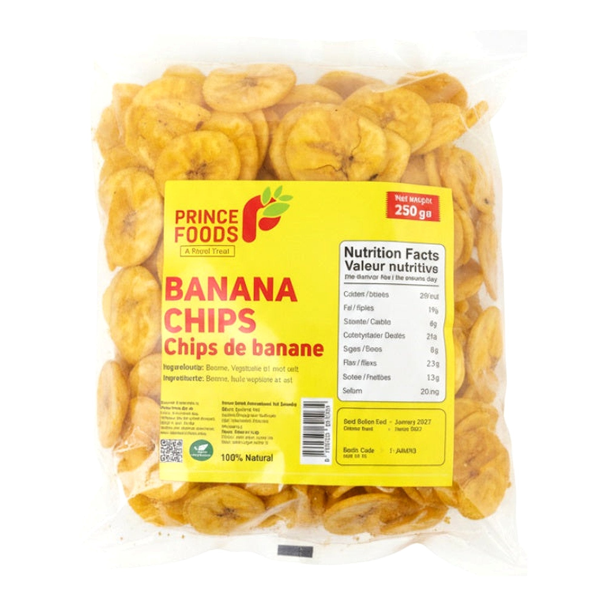 Prince Foods Banana Chips 250G - Ready to Eat Foods - Buy Online at Thurga Grocery