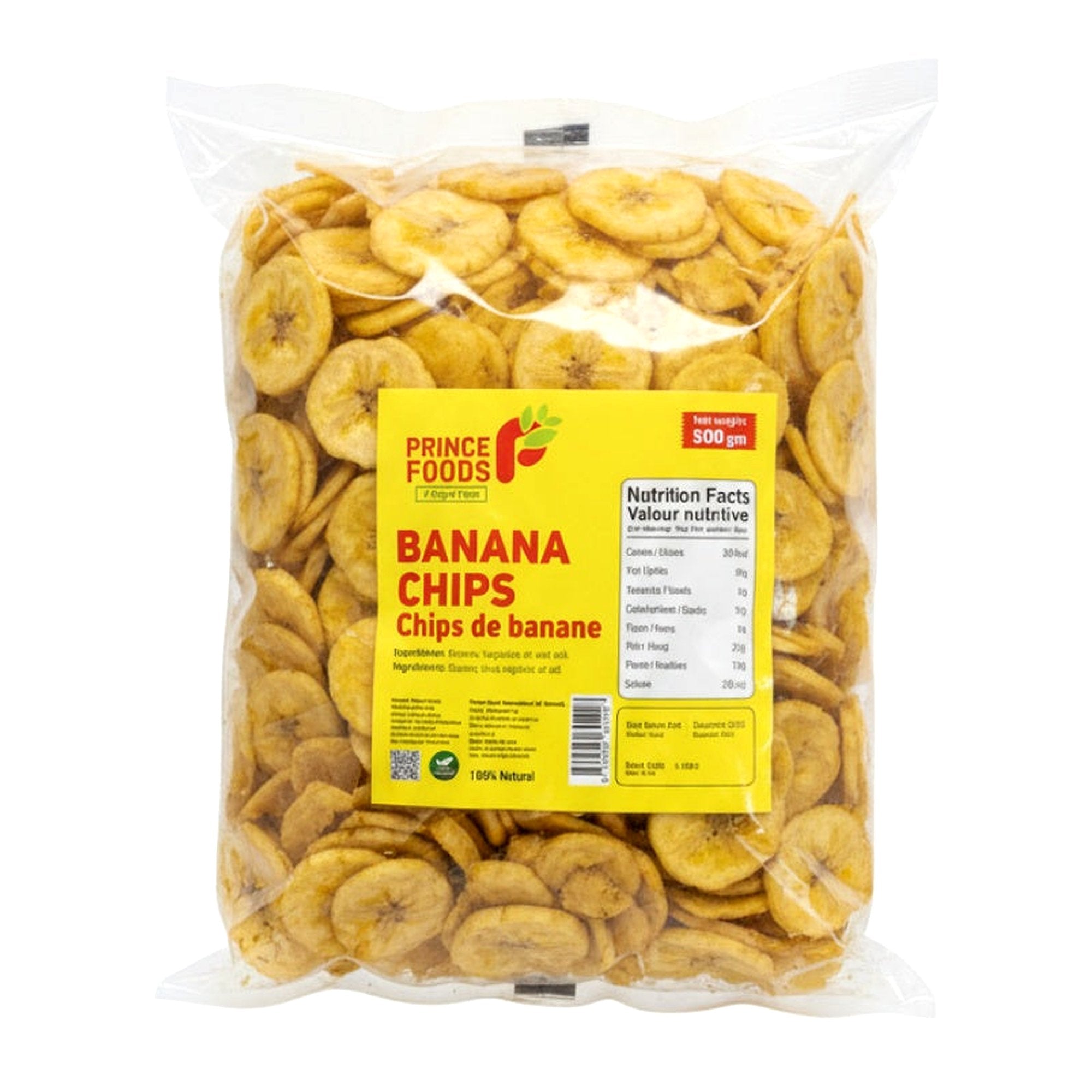 Prince Foods Banana Chips 500G - Ready to Eat Foods - Buy Online at Thurga Grocery