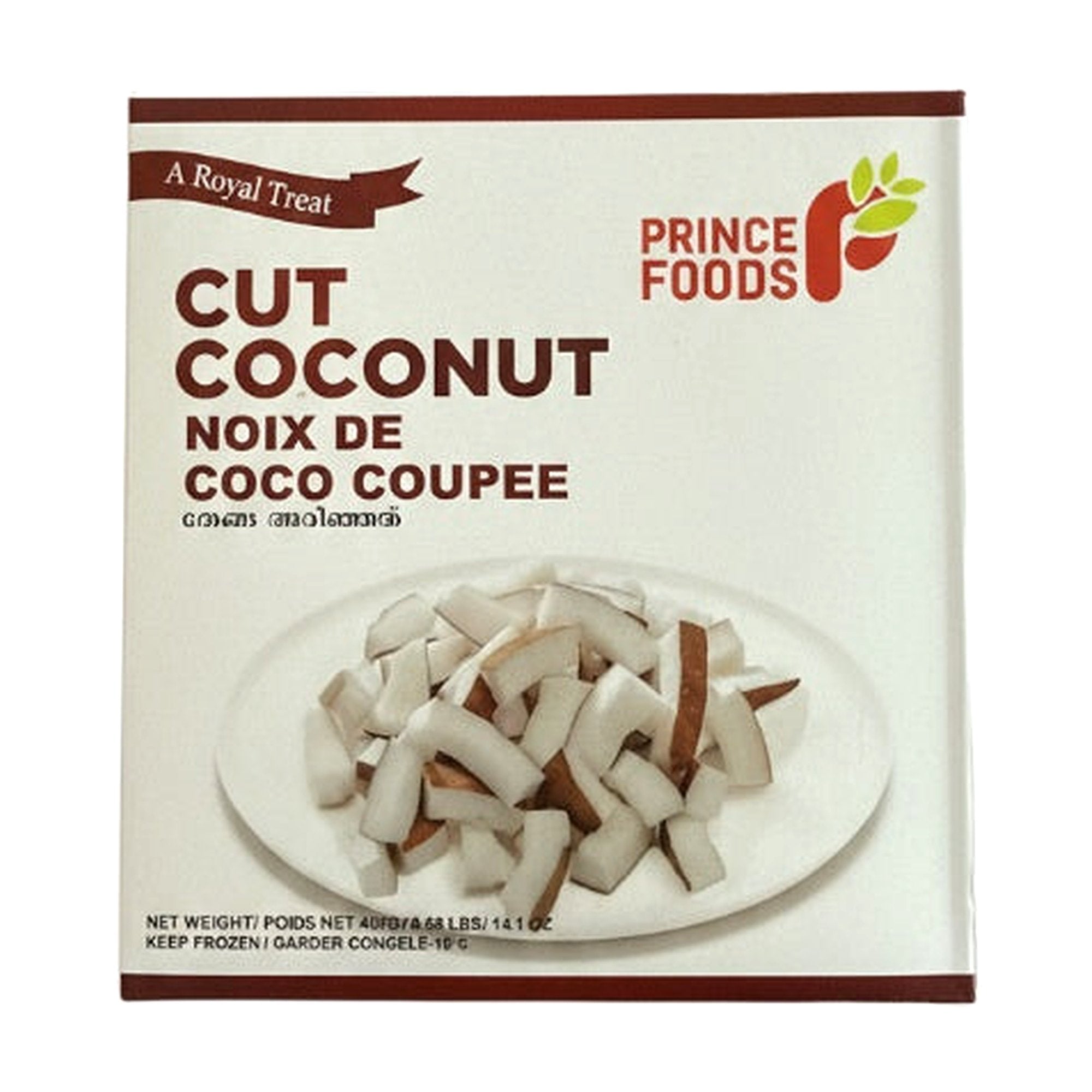 Prince Foods Cut Coconut 400G - Cooking Essential & Kitchen Appliance, Frozen - Buy Online at Thurga Grocery
