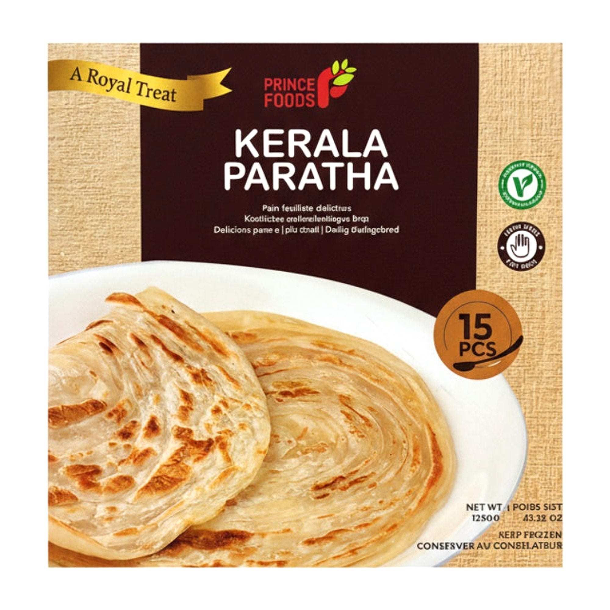 PRINCE FOODS KERALA PARATHA 1200G
