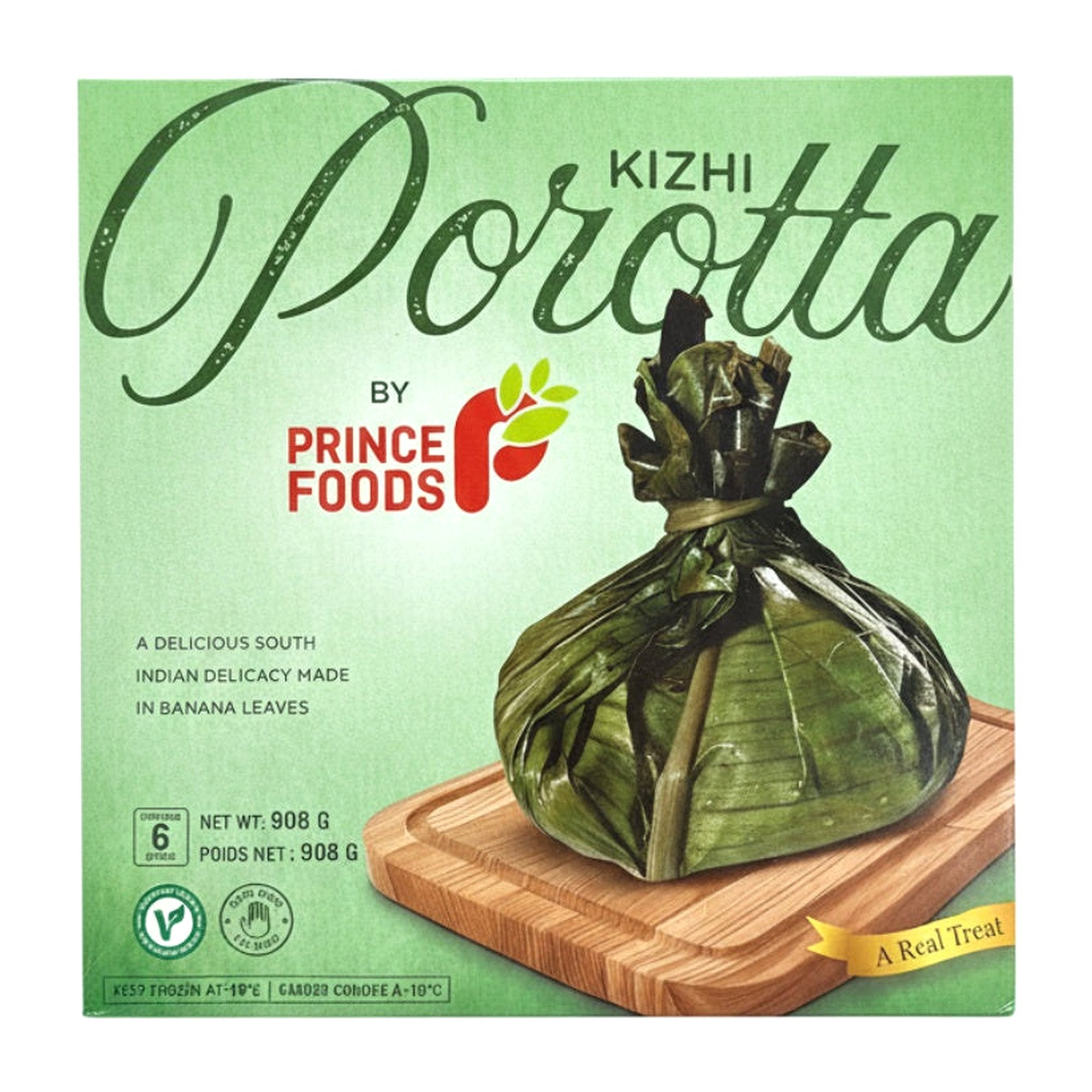 Prince Foods Kizhi Porotta 908G - Frozen - Buy Online at Thurga Grocery