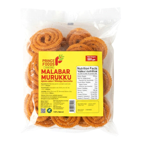 Prince Foods Malabar Murukku 150G - Ready to Eat Foods - Buy Online at Thurga Grocery