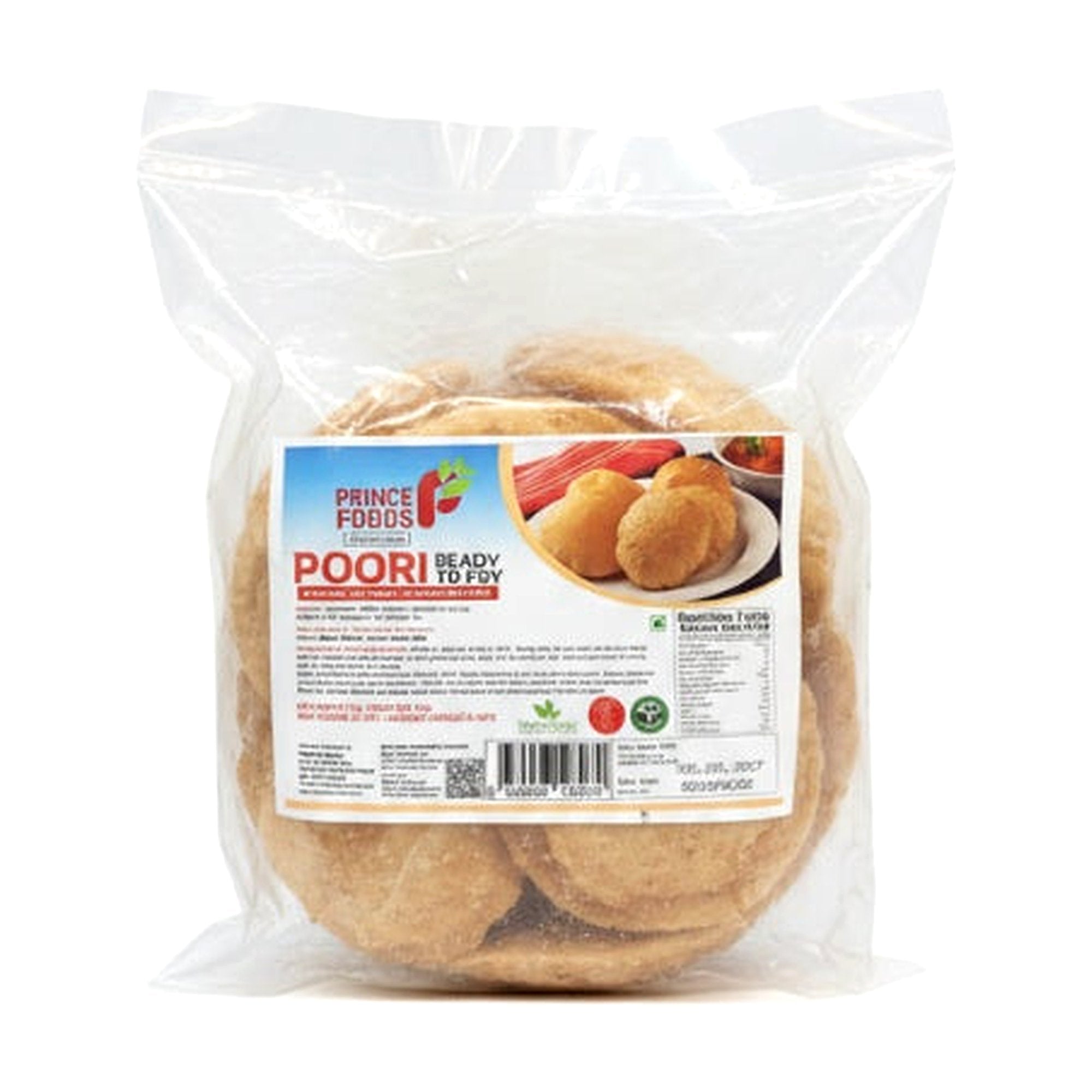 Prince Foods Poori 1Kg - Frozen - Buy Online at Thurga Grocery