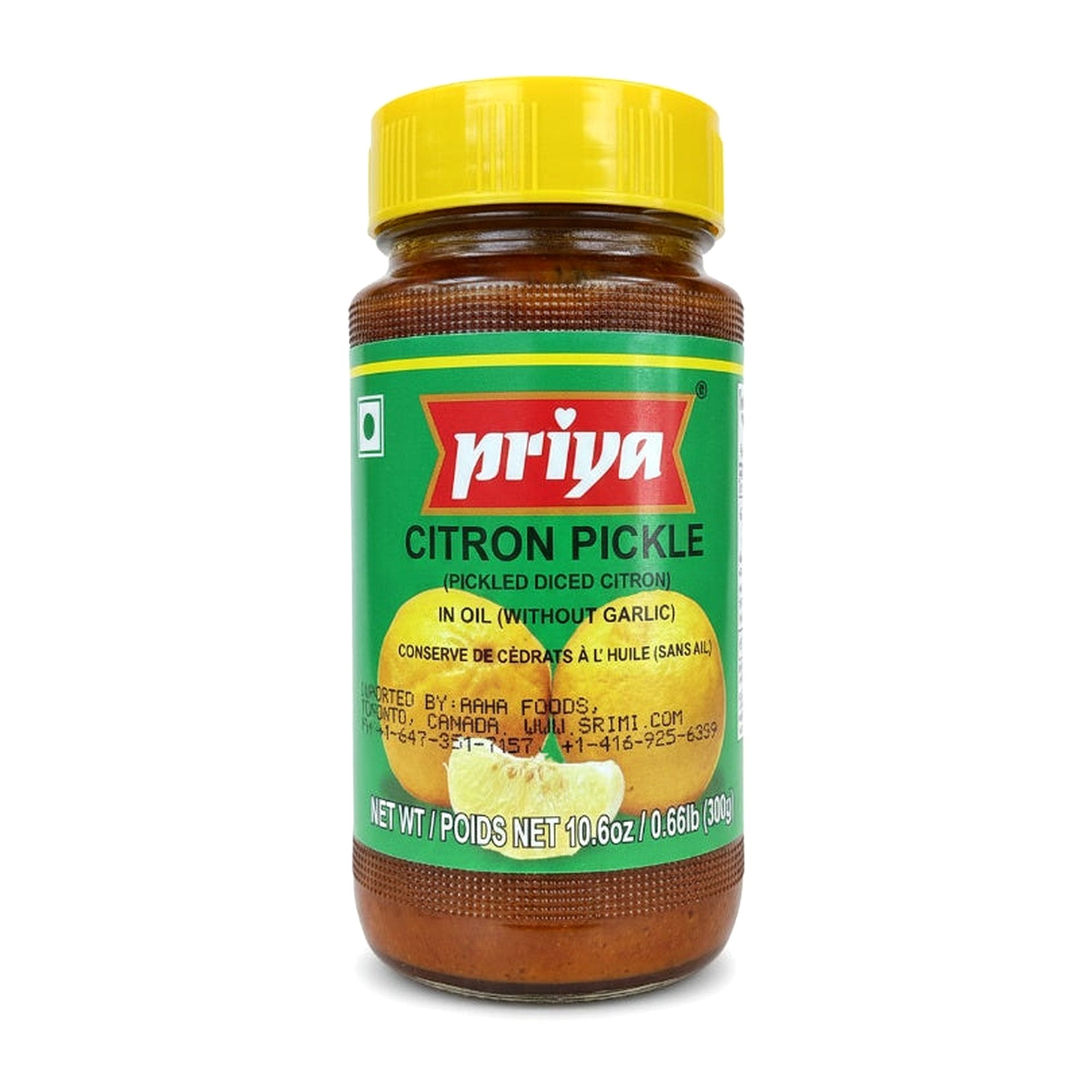 Priya Citron Pickle 300G - Condiments & Pickles - Buy Online at Thurga Grocery