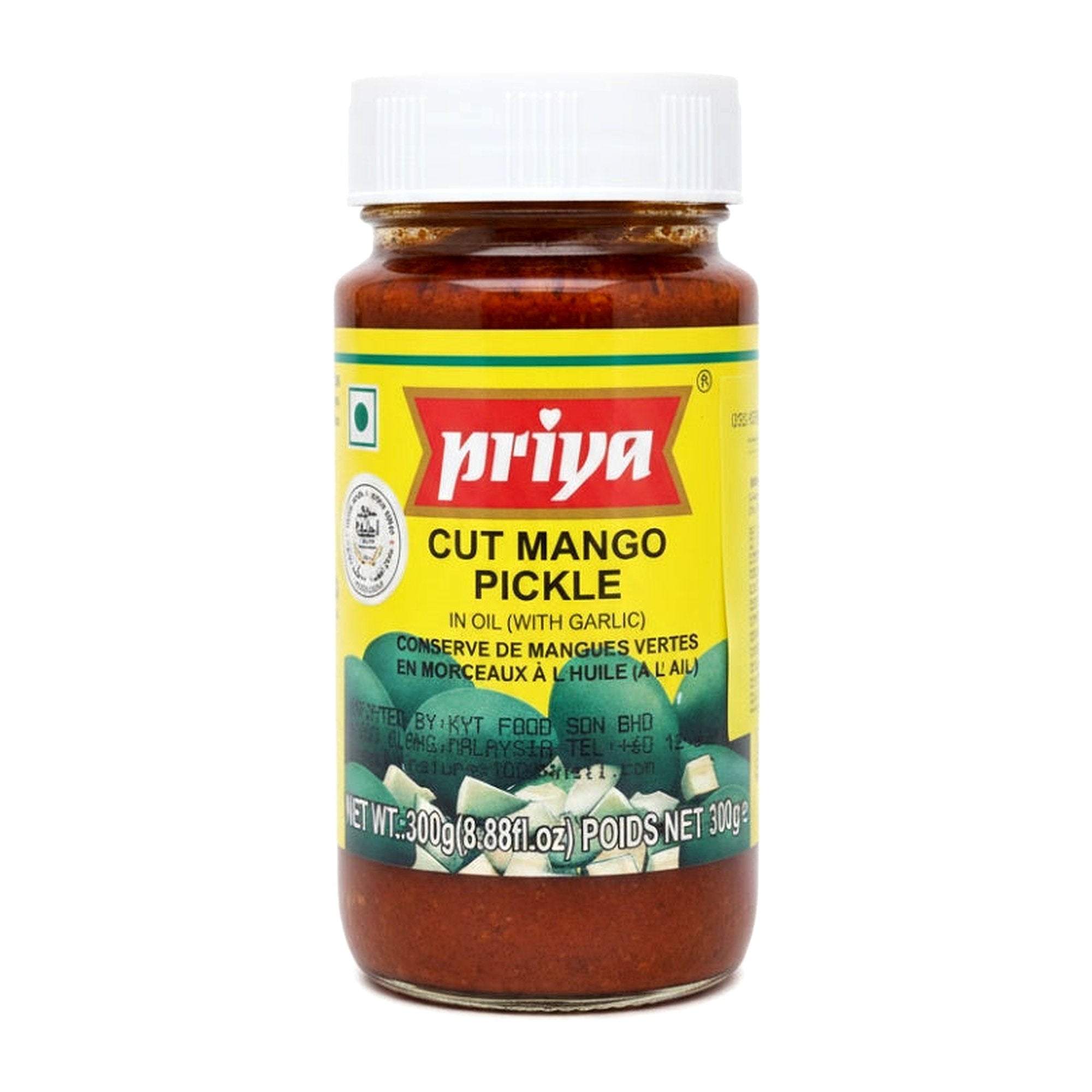 PRIYA CUT MANGO PICKLE W/ GARLIC 300G