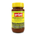Priya Drumstick Pickle W/Out Garlic 300G - Condiments & Pickles - Buy Online at Thurga Grocery