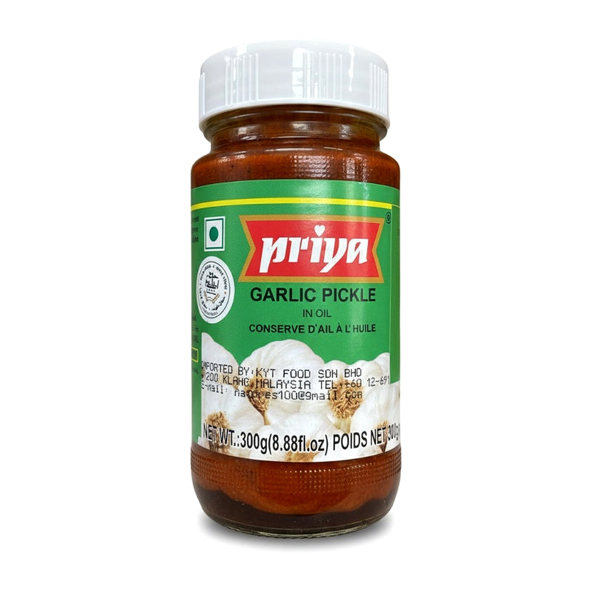 Priya Garlic Pickle 300G - Condiments & Pickles - Buy Online at Thurga Grocery