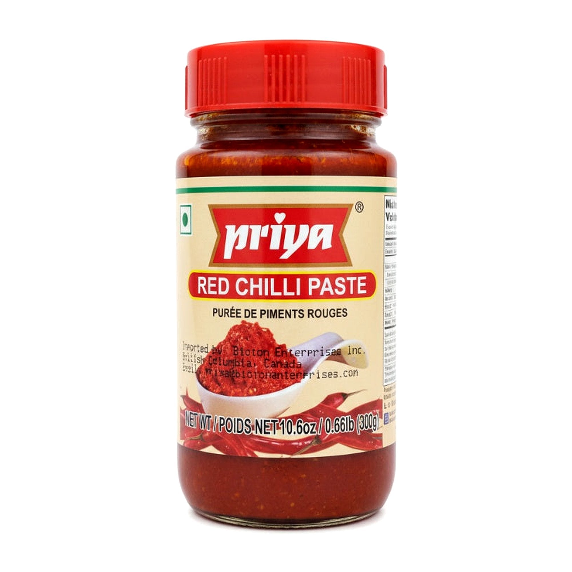 Priya Red Chilli Paste 300G - Condiments & Pickles - Buy Online at Thurga Grocery