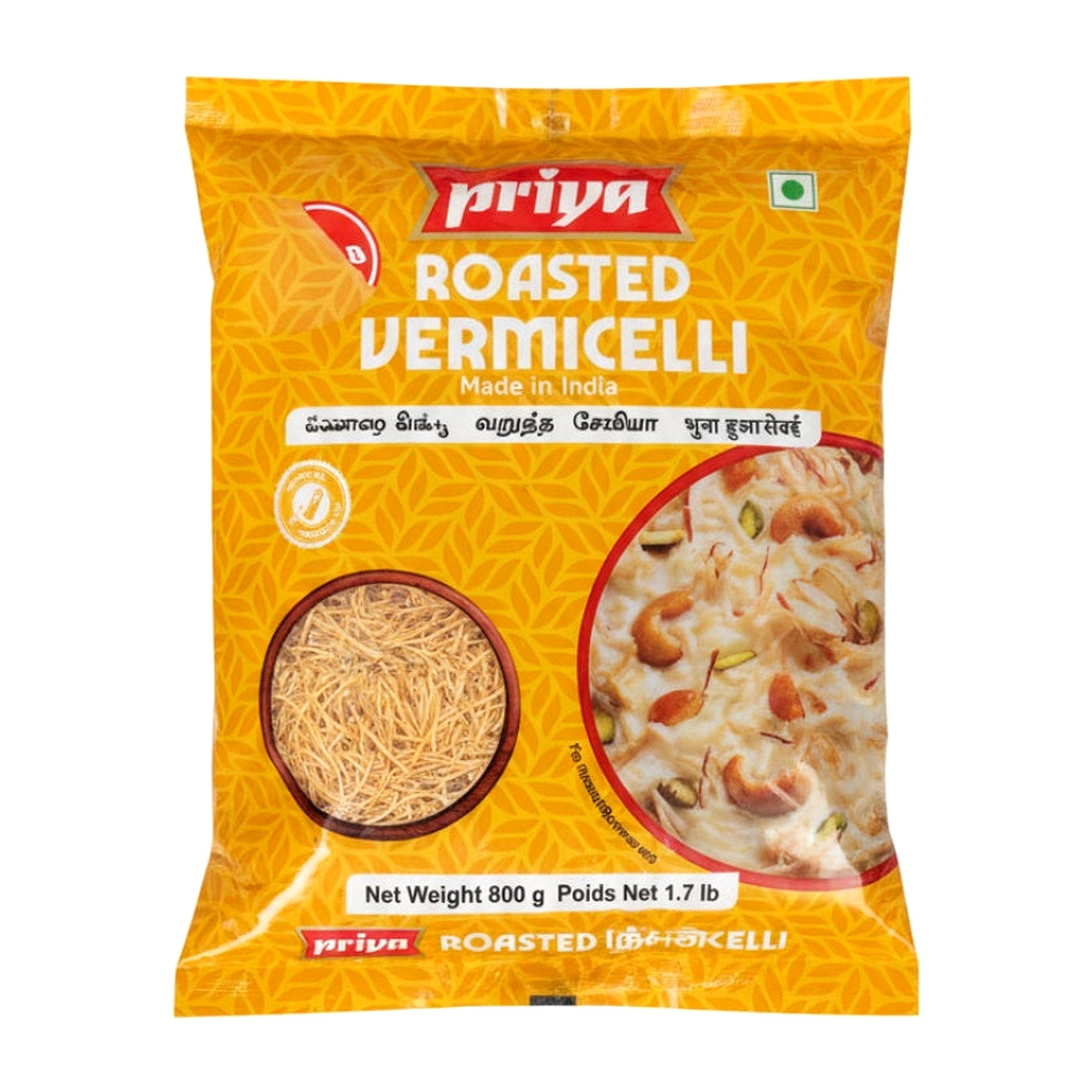 Priya Roasted Vermicelli 800G - Rice & Flours - Buy Online at Thurga Grocery