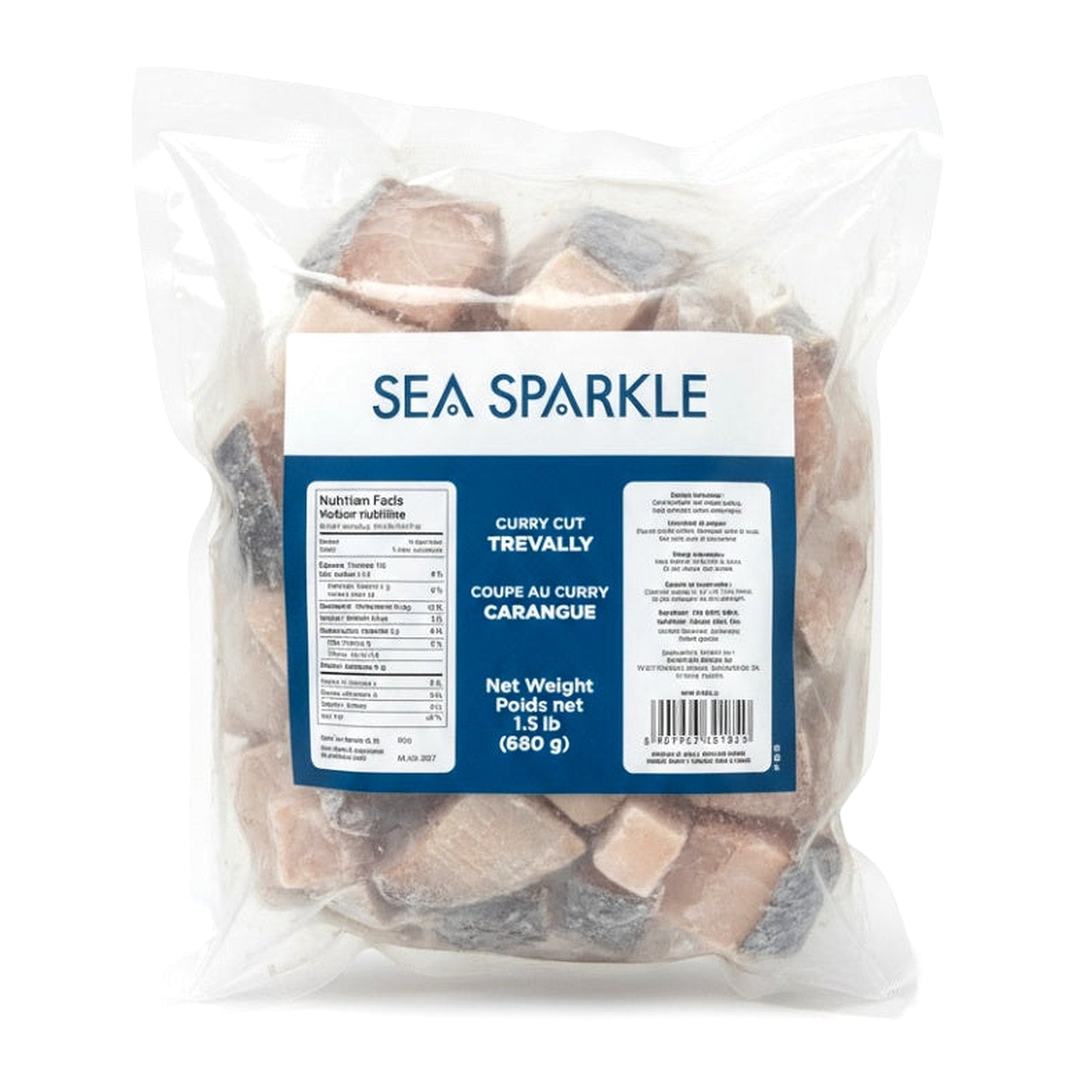 Sea Sparkle Curry Cut Trevally 1.5Lb - Frozen - Buy Online at Thurga Grocery