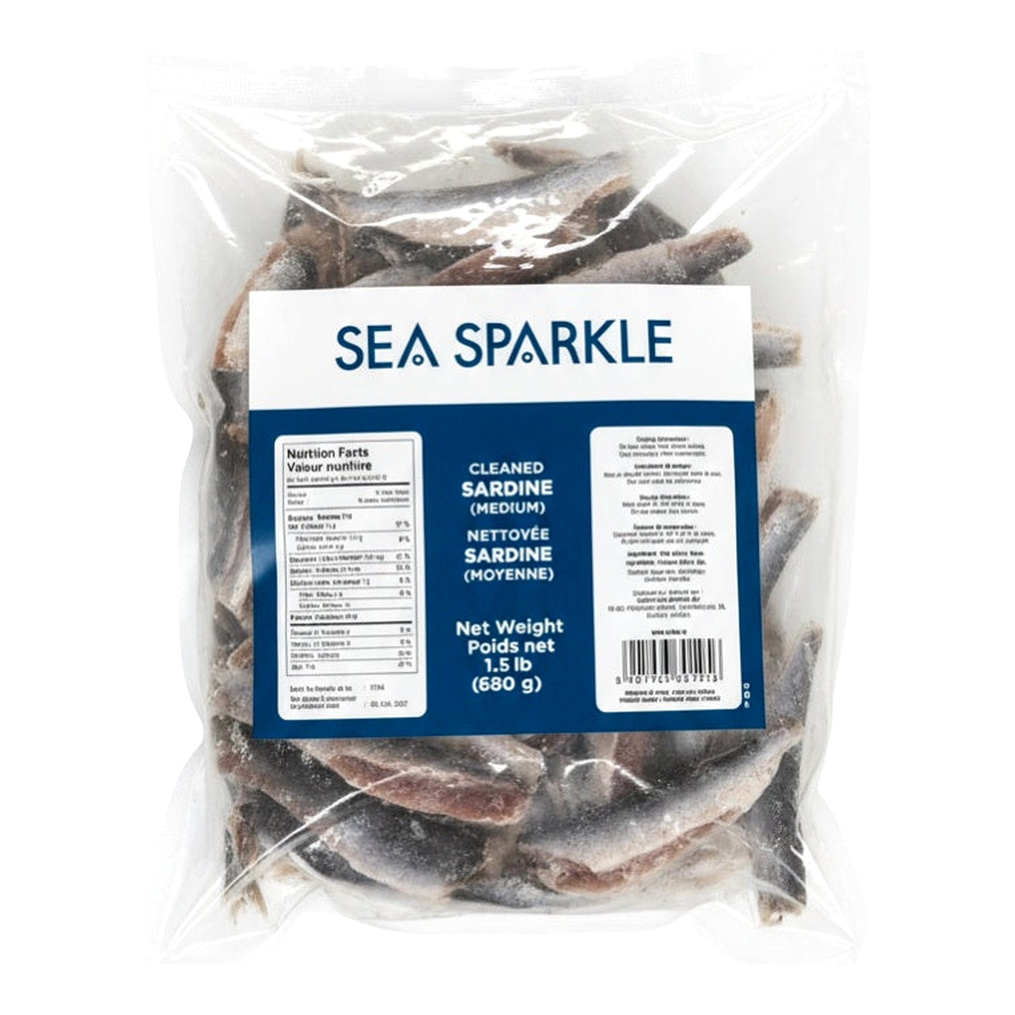 Sea Sparkle Sardine (Medium) 1.5Lb - Frozen - Buy Online at Thurga Grocery