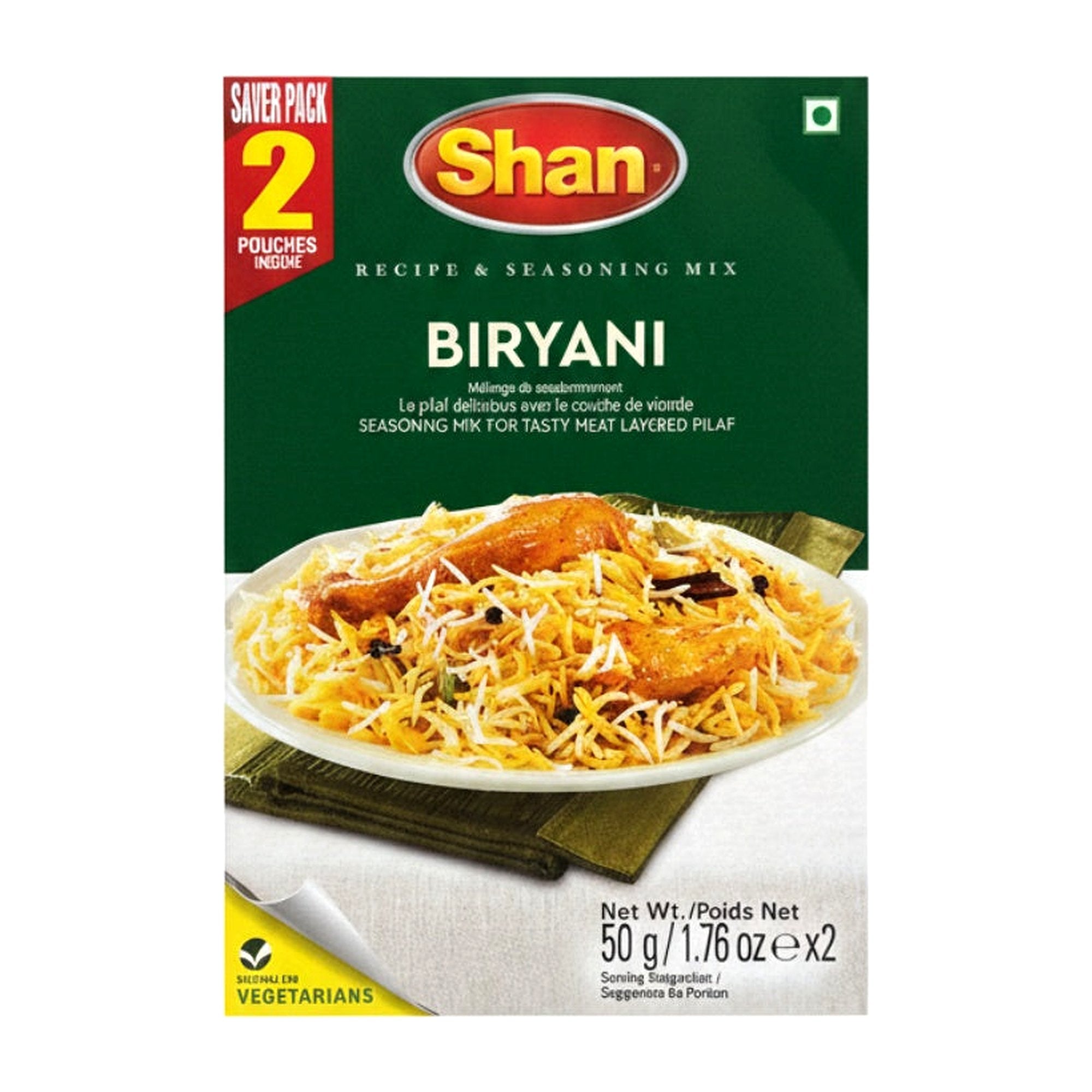 Shan Biritani Mix 50G - Spices & Curry Powder - Buy Online at Thurga Grocery