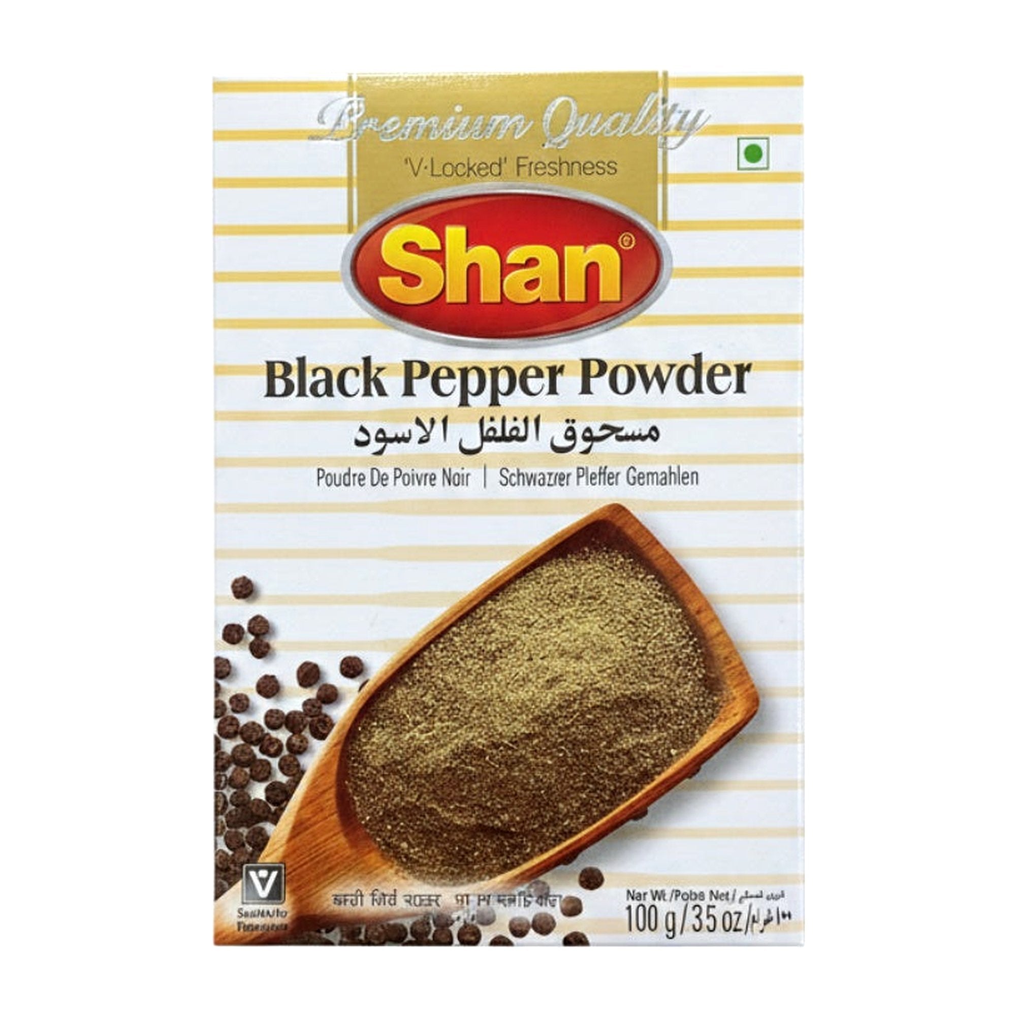 Shan Black Pepper Pwdr 100G - Spices & Curry Powder - Buy Online at Thurga Grocery