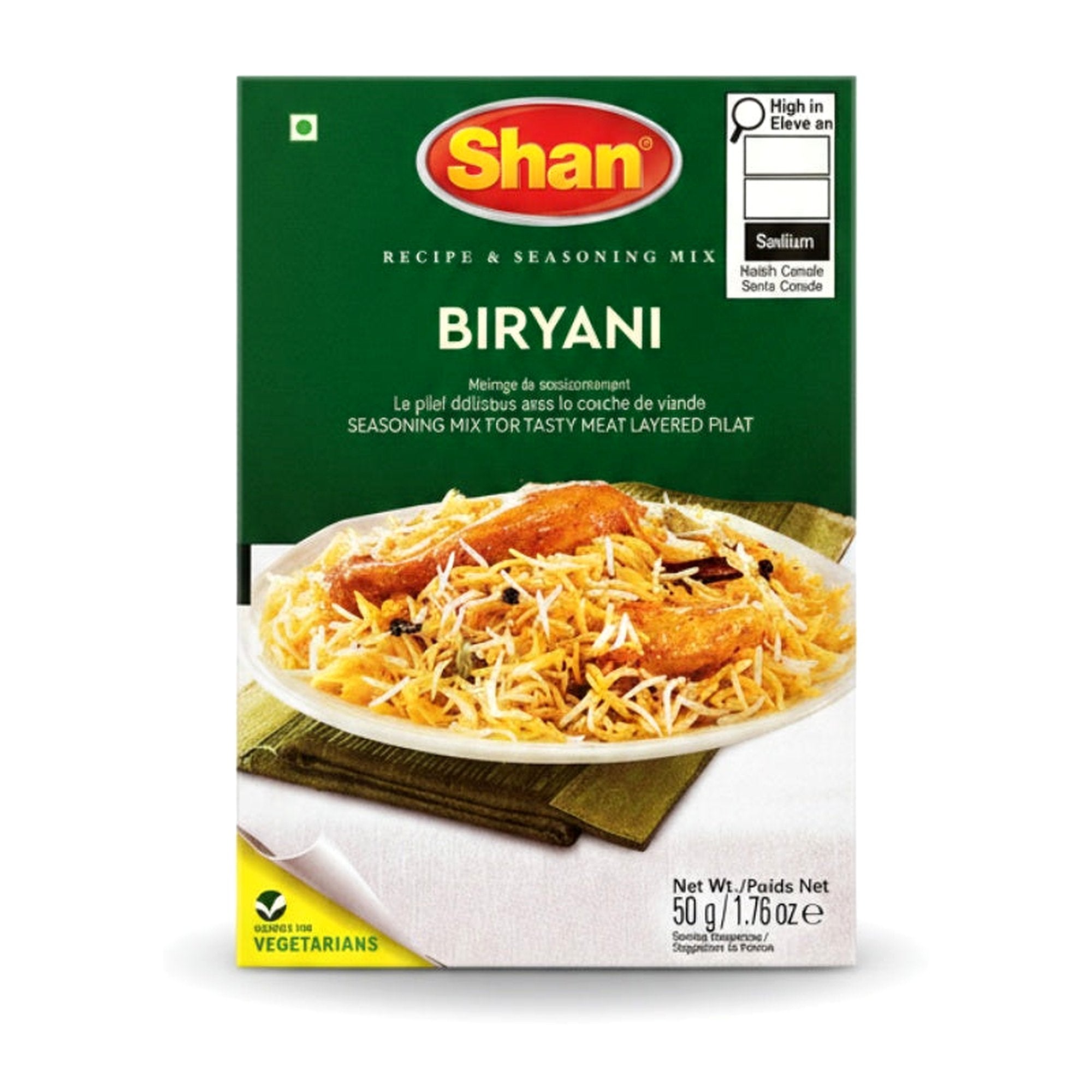 Shan Briyani Masala 50G - Spices & Curry Powder - Buy Online at Thurga Grocery