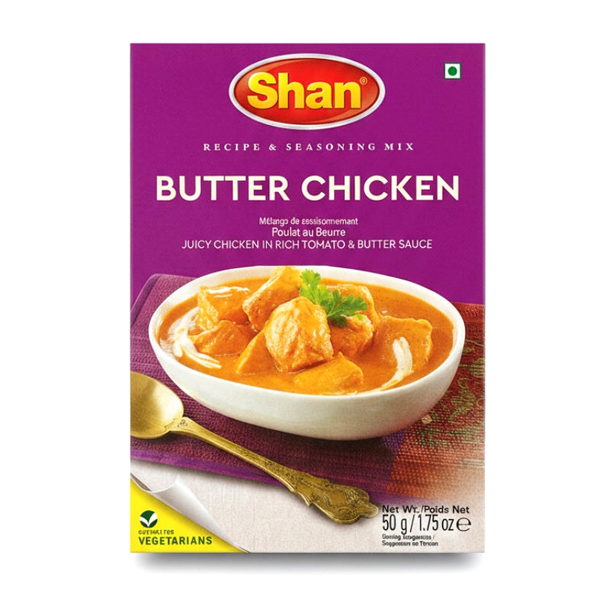 Shan Butter Chicken 50G - Spices & Curry Powder - Buy Online at Thurga Grocery
