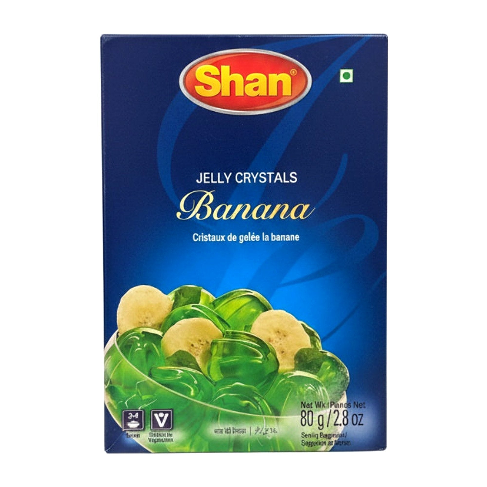 Shan Jelly Crystal (Banana) 80G - Rice & Flours - Buy Online at Thurga Grocery