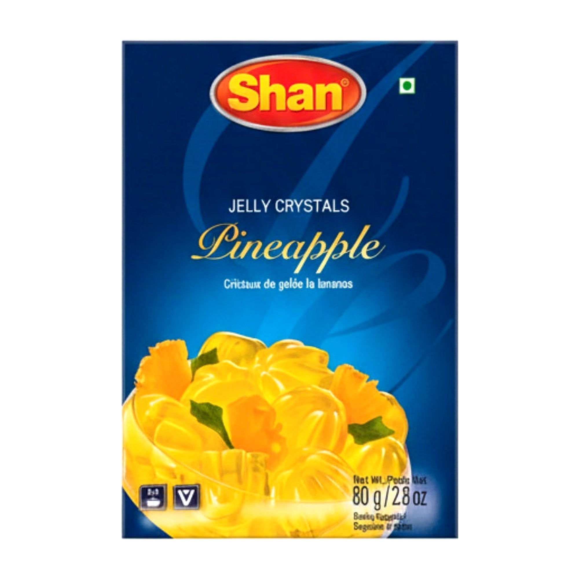 Shan Jelly Crystal(Pinapple) 80G - Rice & Flours - Buy Online at Thurga Grocery