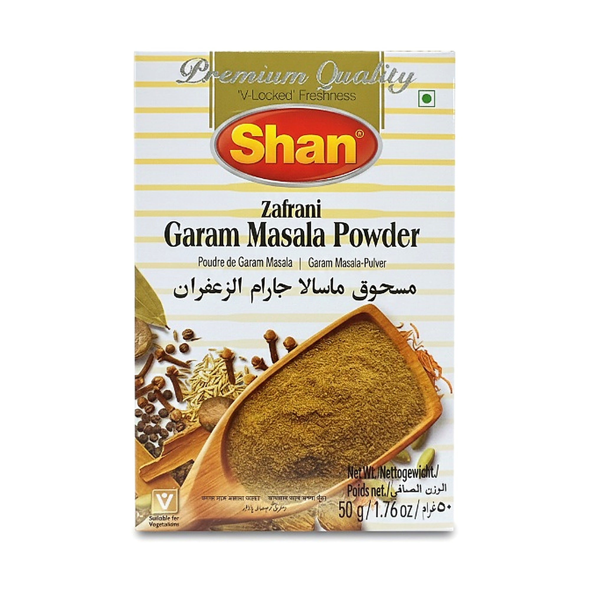 Shan Zafrani Garam Masala Powder 50g - Spices & Curry Powder - Buy Online at Thurga Grocery