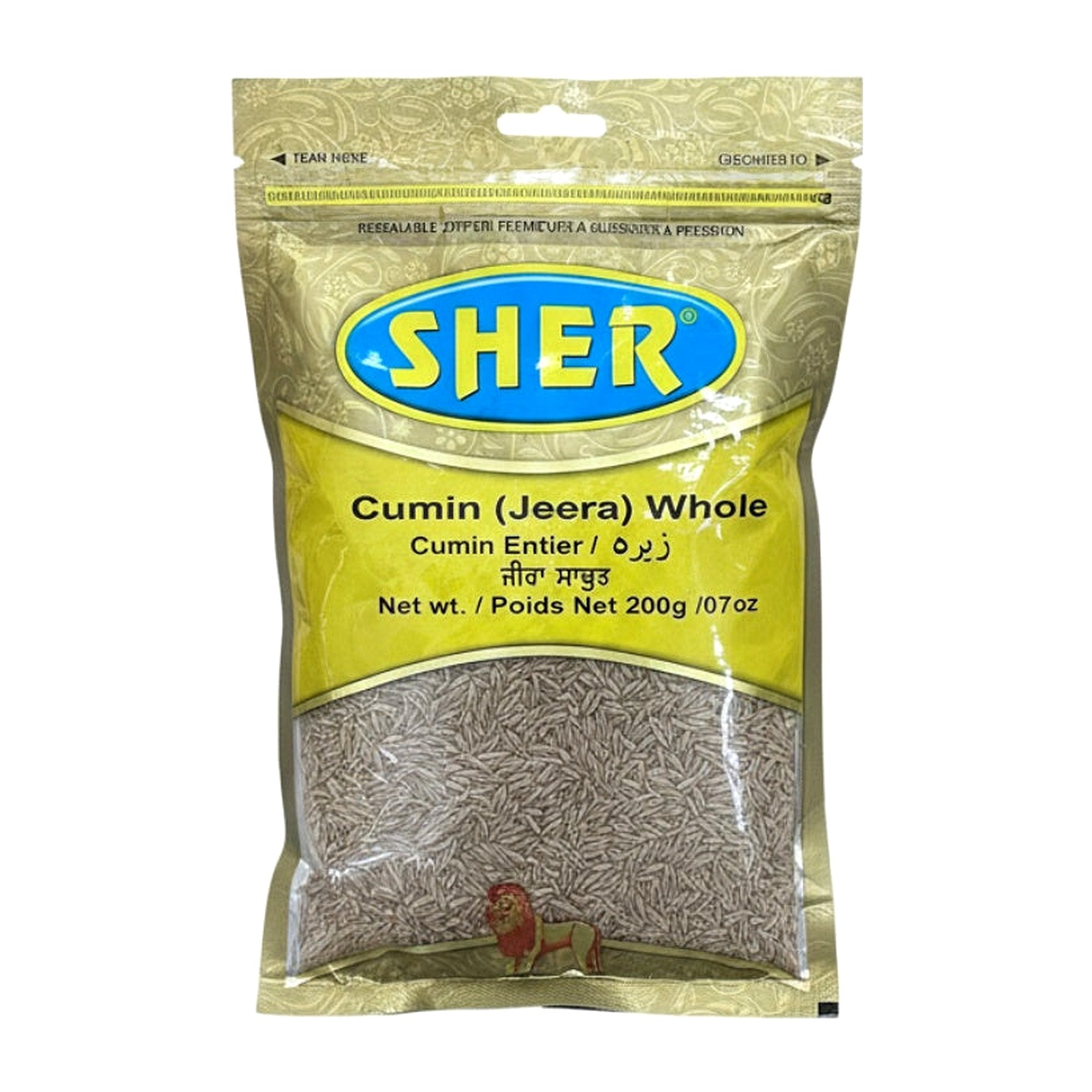Sher Cumin Whole 200G - Spices & Curry Powder - Buy Online at Thurga Grocery