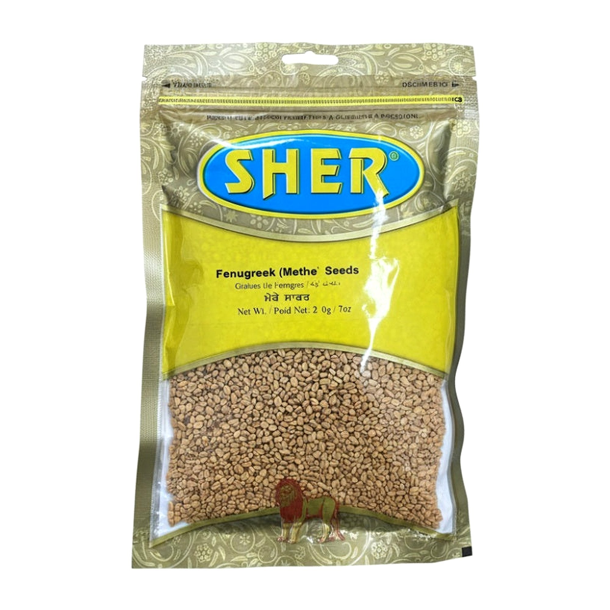 Sher Fenugreek Seeds 200G - Spices & Curry Powder - Buy Online at Thurga Grocery