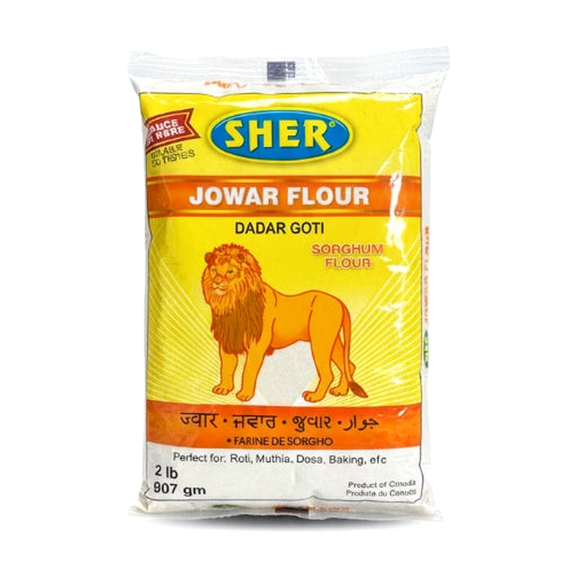 Sher Jowar Flour 2Lb - Rice & Flours - Buy Online at Thurga Grocery