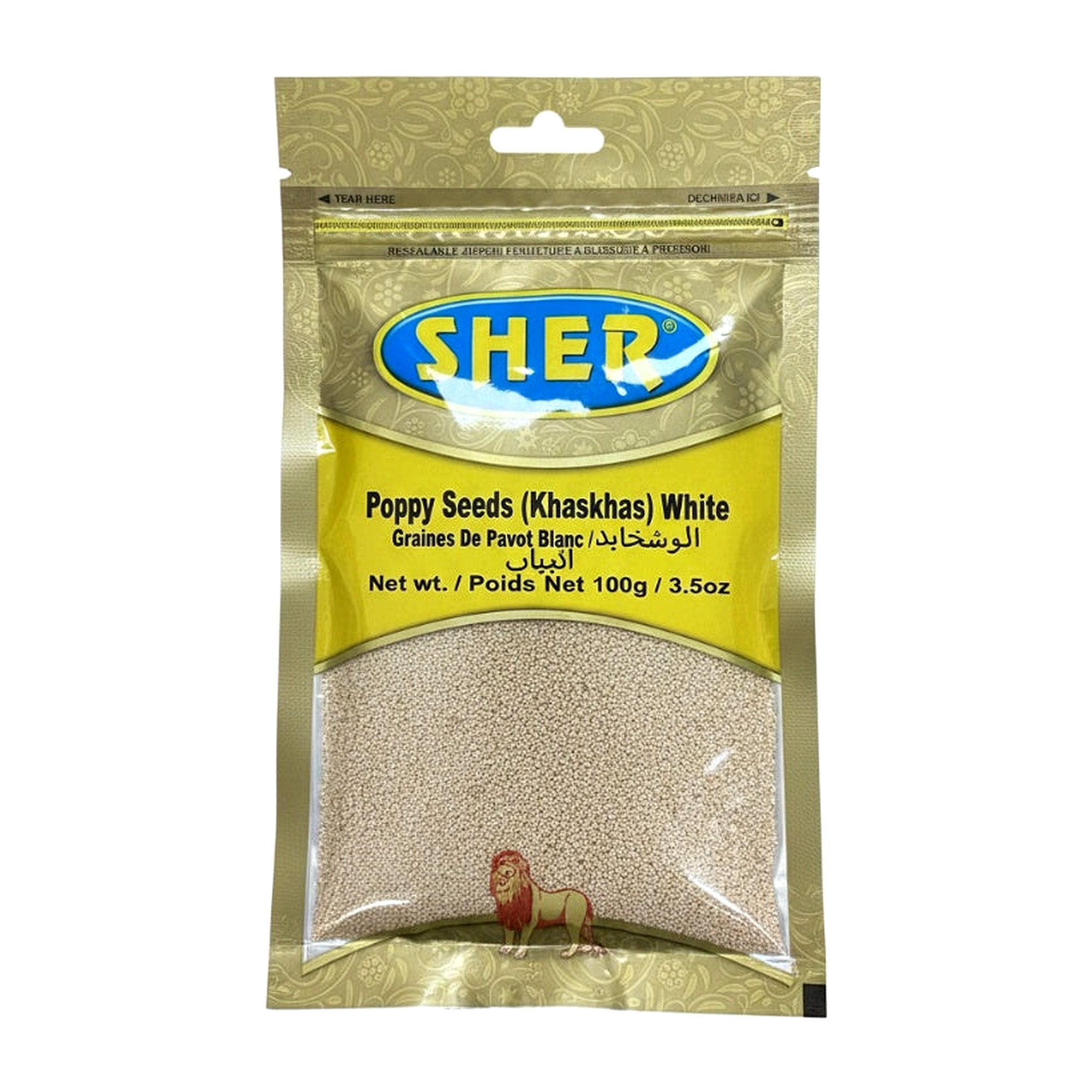 Sher Poppy Seeds 100G - Spices & Curry Powder - Buy Online at Thurga Grocery