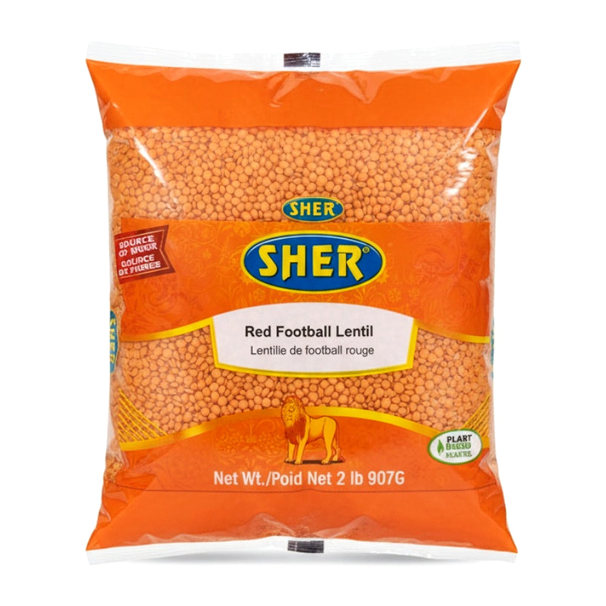 Sher Red Football Lentil 2Lb - Dehydrated foods - Buy Online at Thurga Grocery