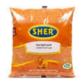 SHER RED SPLIT LENTIL 4LB
