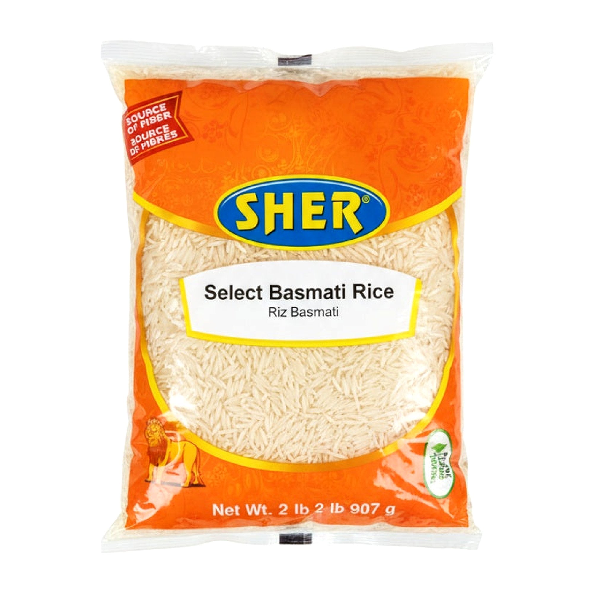 Sher Select Basmati Rice 2Lb - Rice & Flours - Buy Online at Thurga Grocery