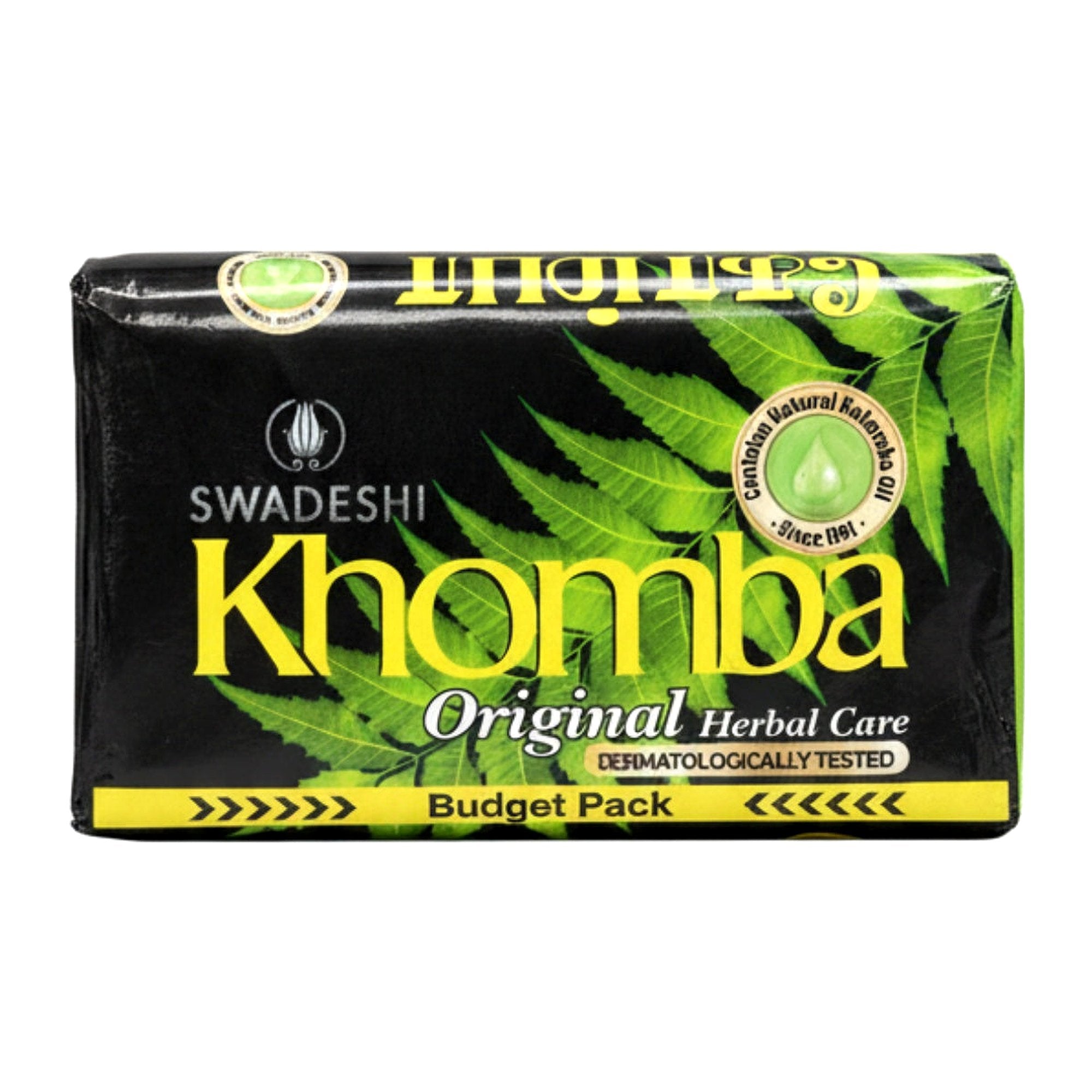 Swadeshi Khomba Herbal Soap Bar - Personal Care - Buy Online at Thurga Grocery