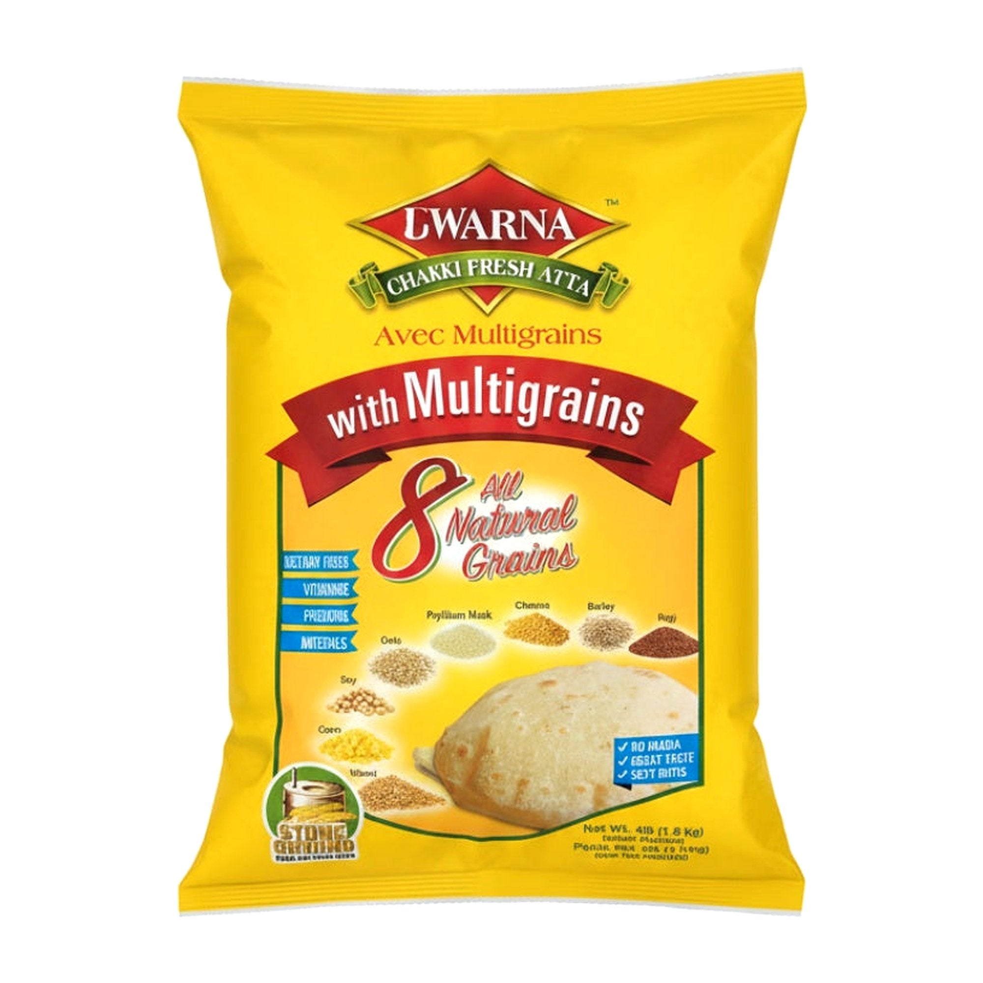 Swarna Chakki Fresh Atta 4Lb - Rice & Flours - Buy Online at Thurga Grocery