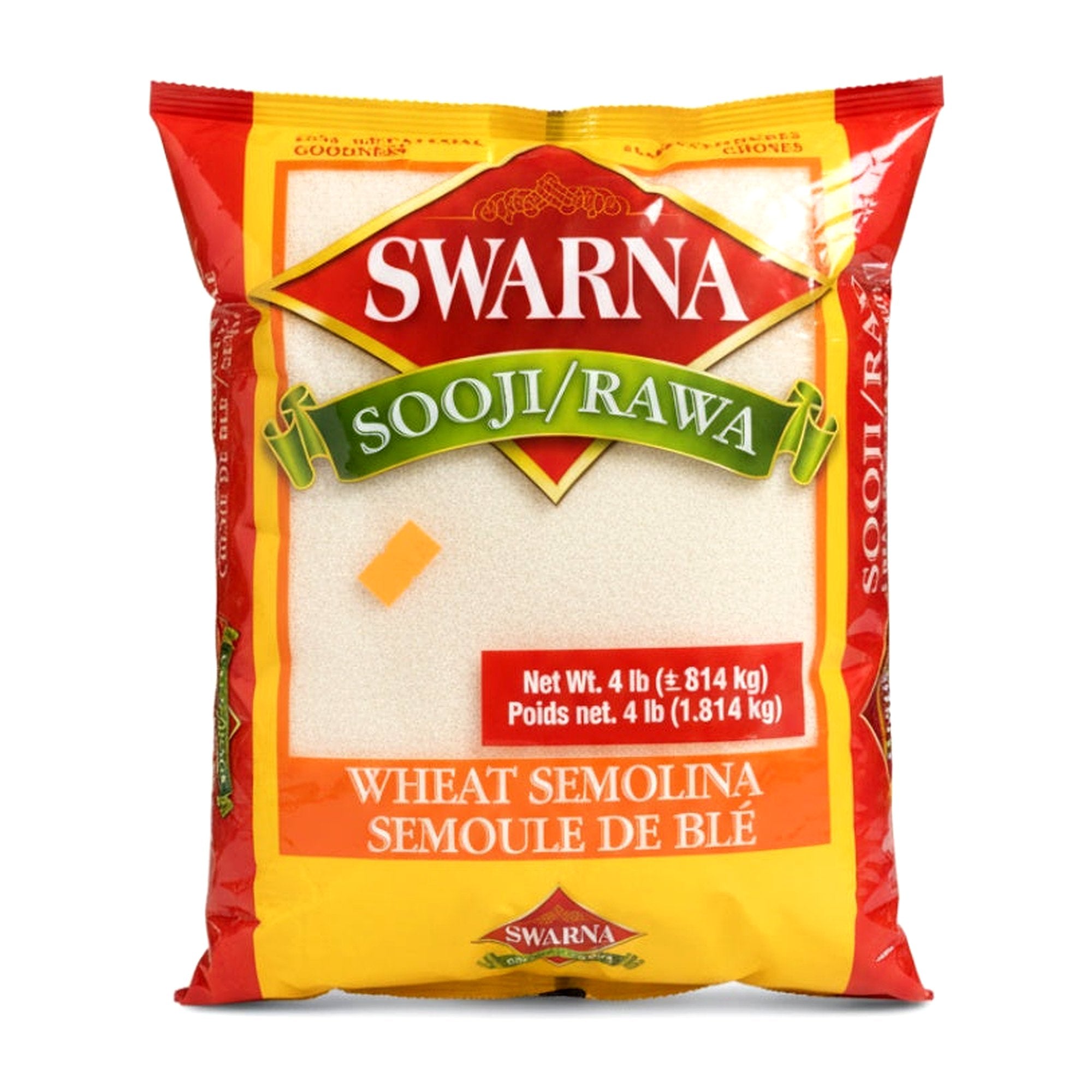 Swarna Sooji Wheat Semolina 4Lb - Rice & Flours - Buy Online at Thurga Grocery