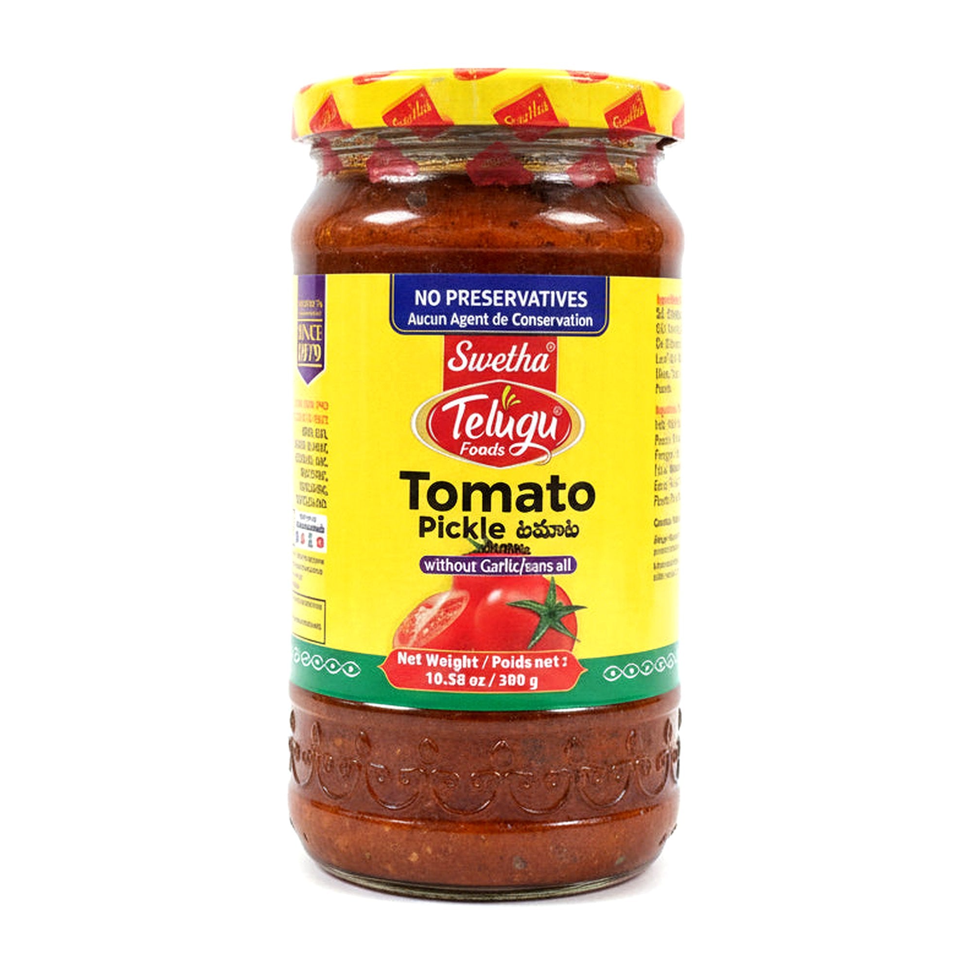 Swetha Tomato Pickle 300G - Condiments & Pickles - Buy Online at Thurga Grocery