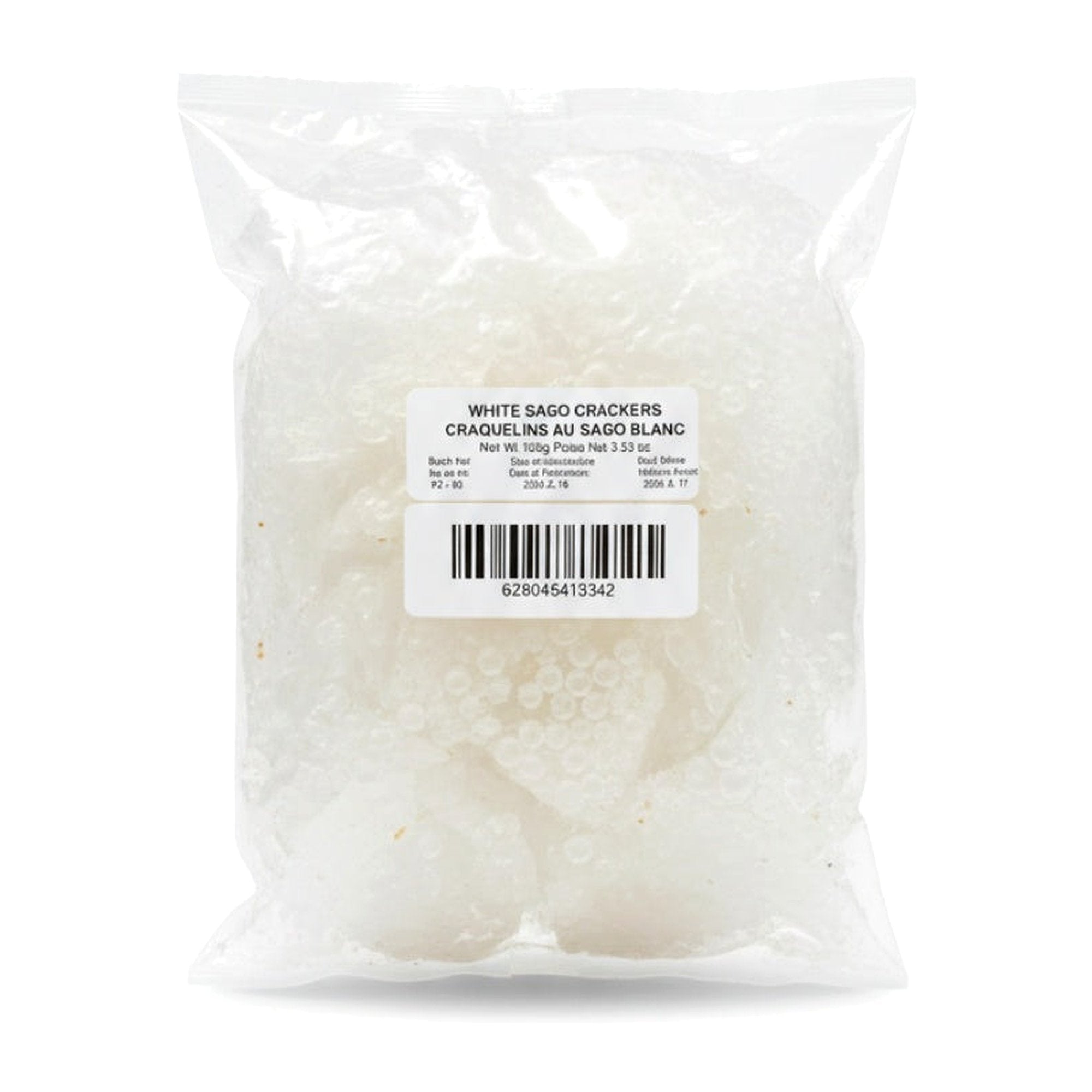 WHITE SAGO CRACKERS 100G