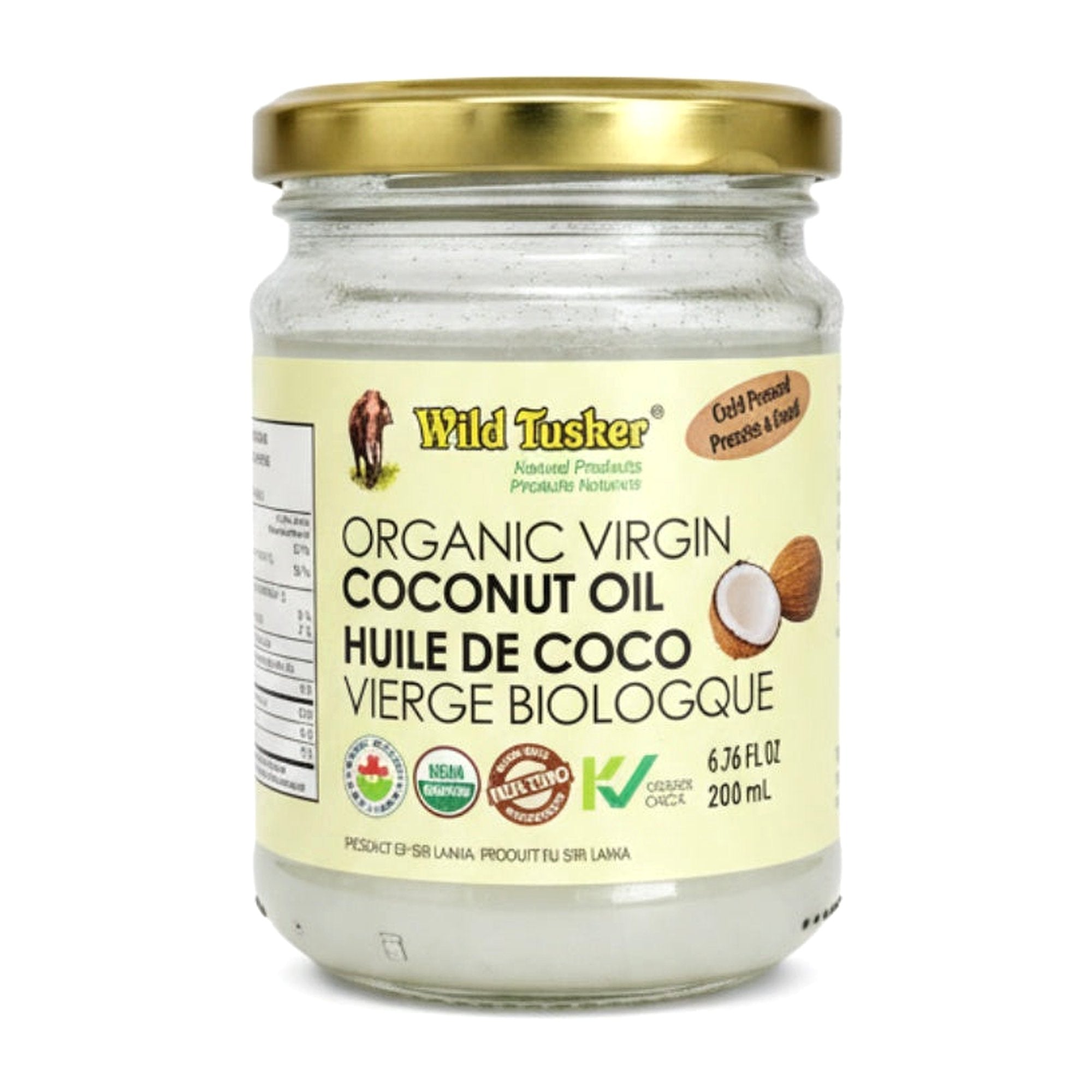 Wt Organic Coconut Oil 200Ml - Cooking Essential & Kitchen Appliance - Buy Online at Thurga Grocery